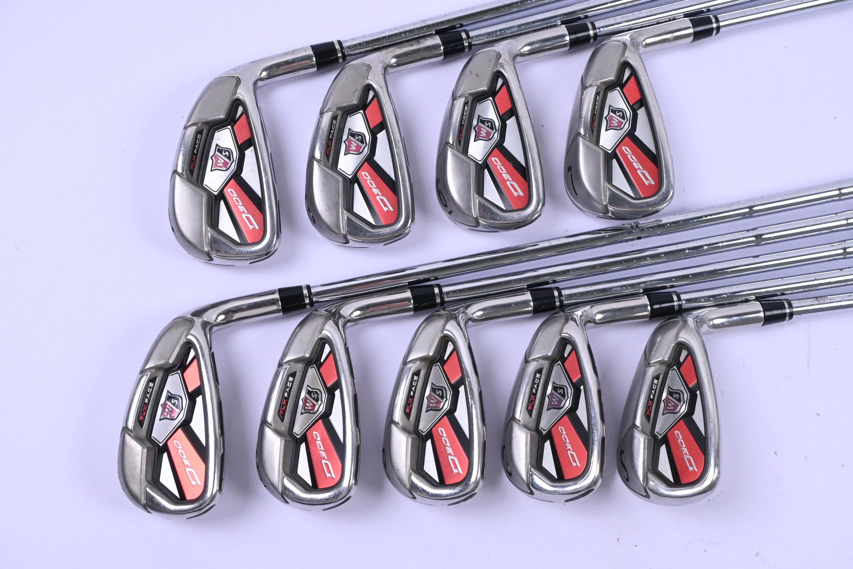 Wilson D300 Irons / 4-PW+GW / Regular Flex Dynamic Gold R300 Shafts