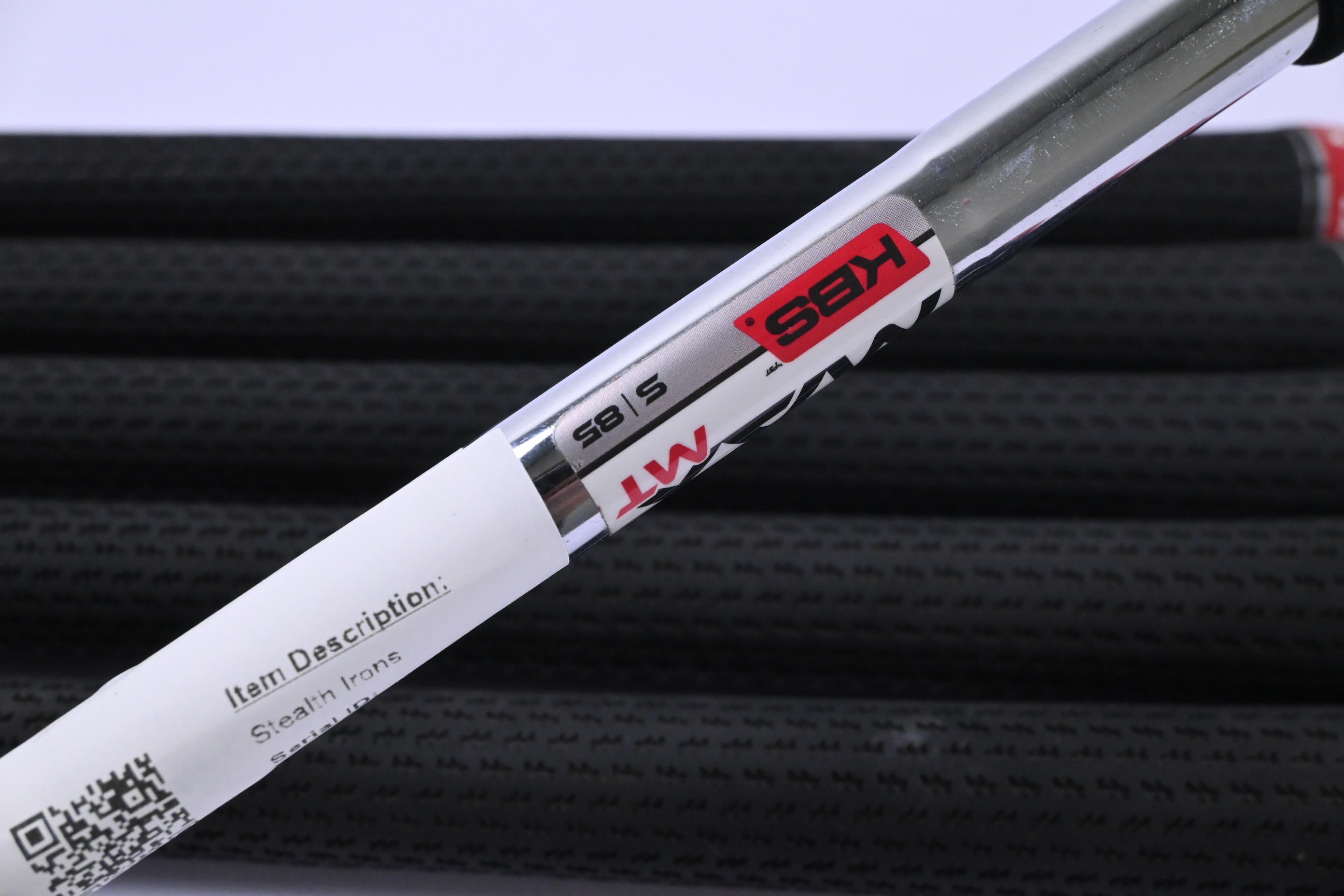 Taylormade Stealth Irons / 5-PW / Stiff Flex KBS Max MT 85 Shafts