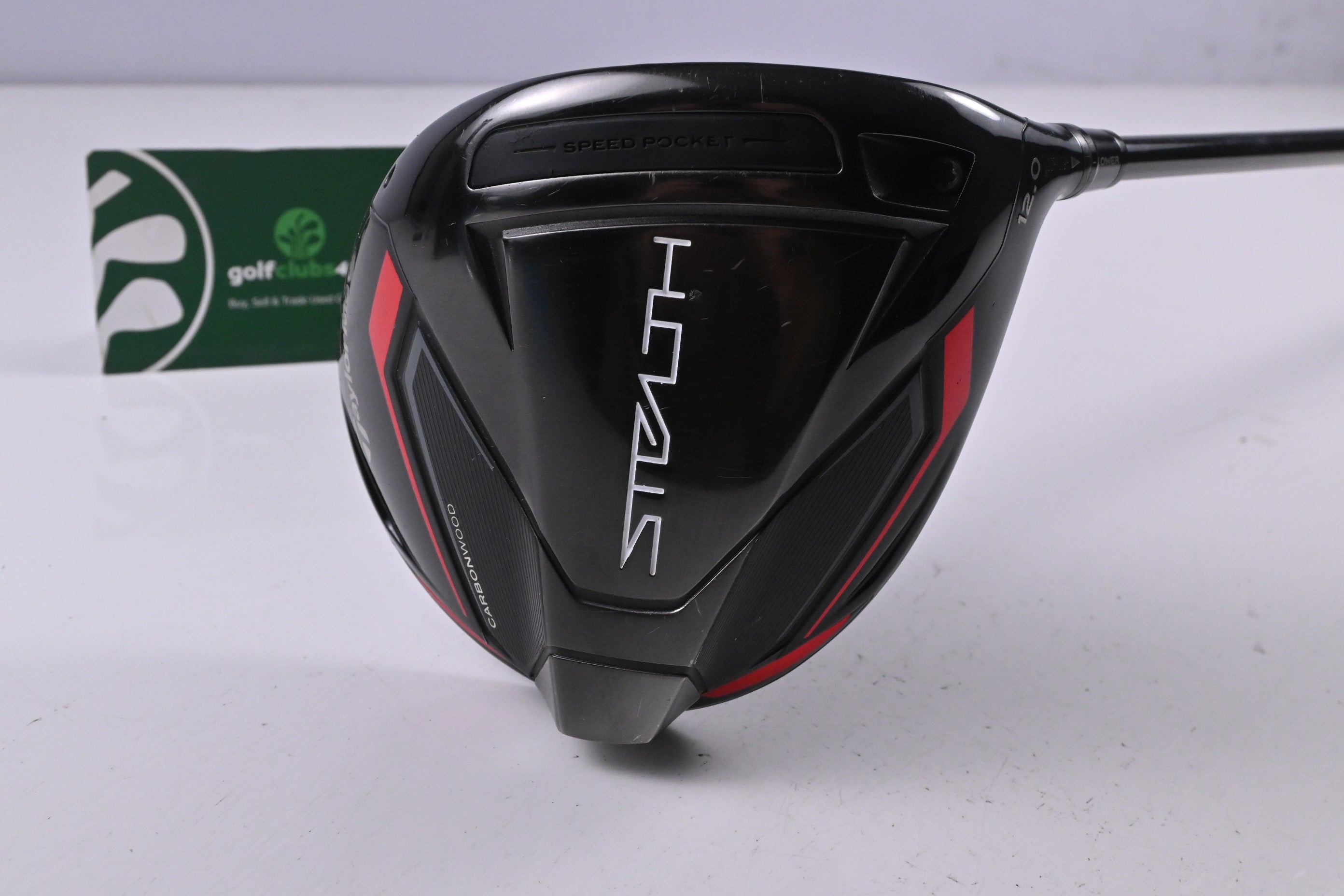 Taylormade Stealth Driver / 12 Degree / Stiff Flex HZRDUS Smoke RDX Blue 70