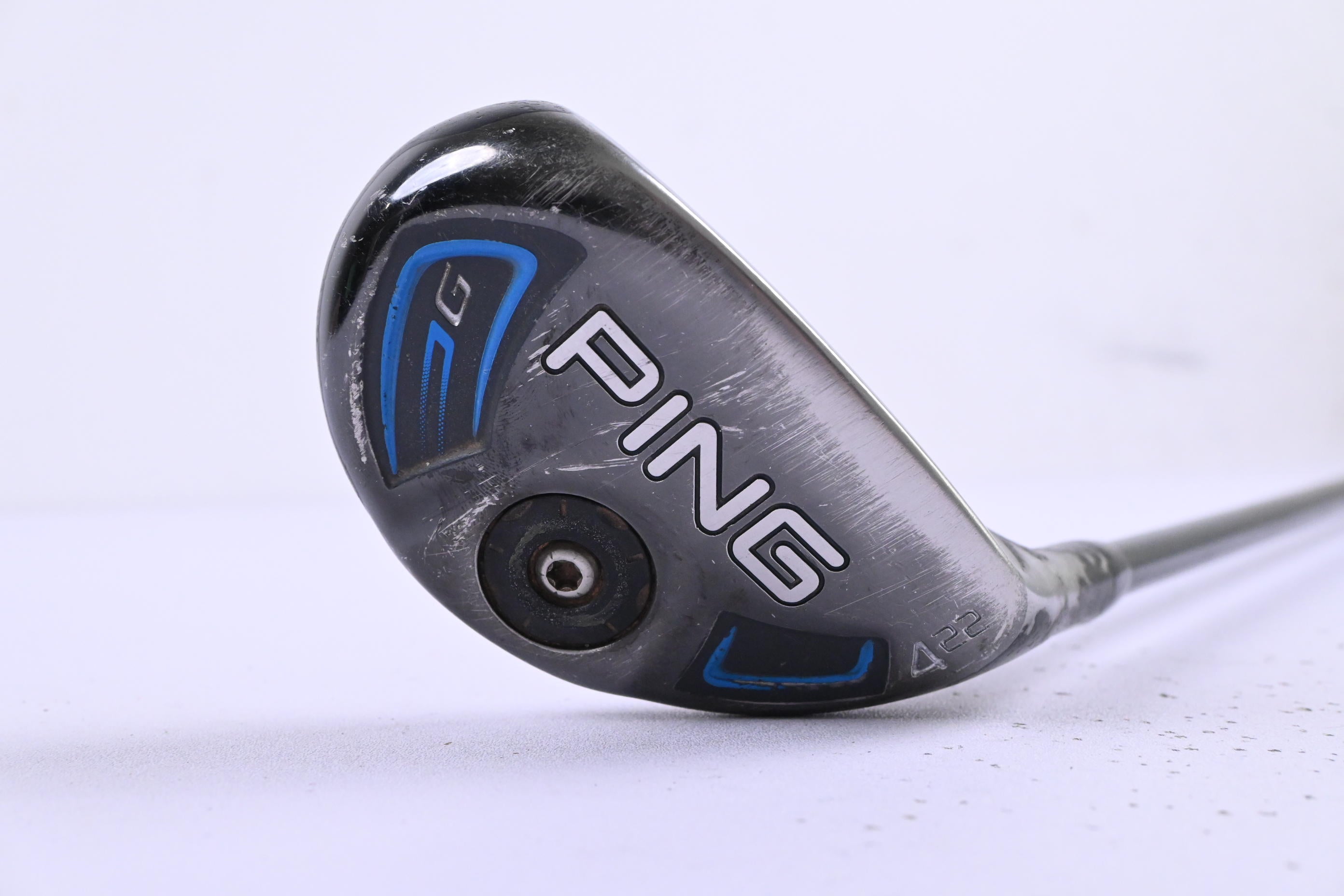 Ping G30 #4 Hybrid / 22 Degree / Regular Flex Ping Alta Blue 70 Shaft