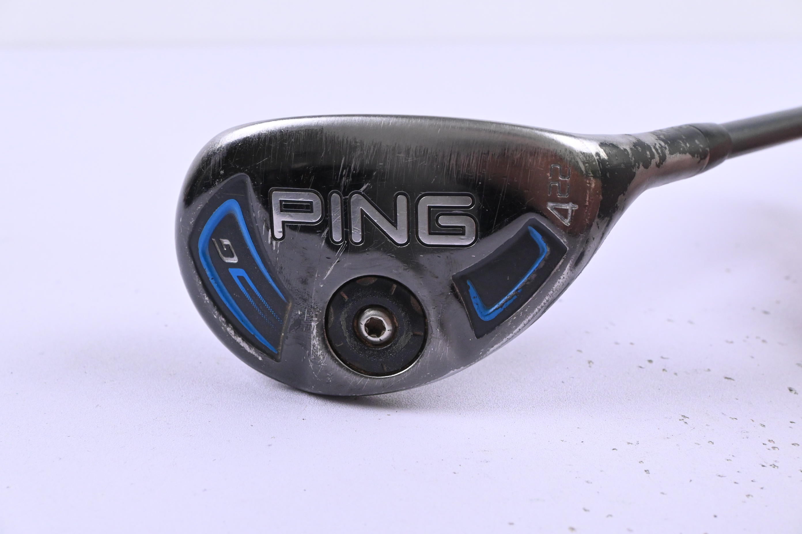 Ping G30 #4 Hybrid / 22 Degree / Regular Flex Ping Alta Blue 70 Shaft