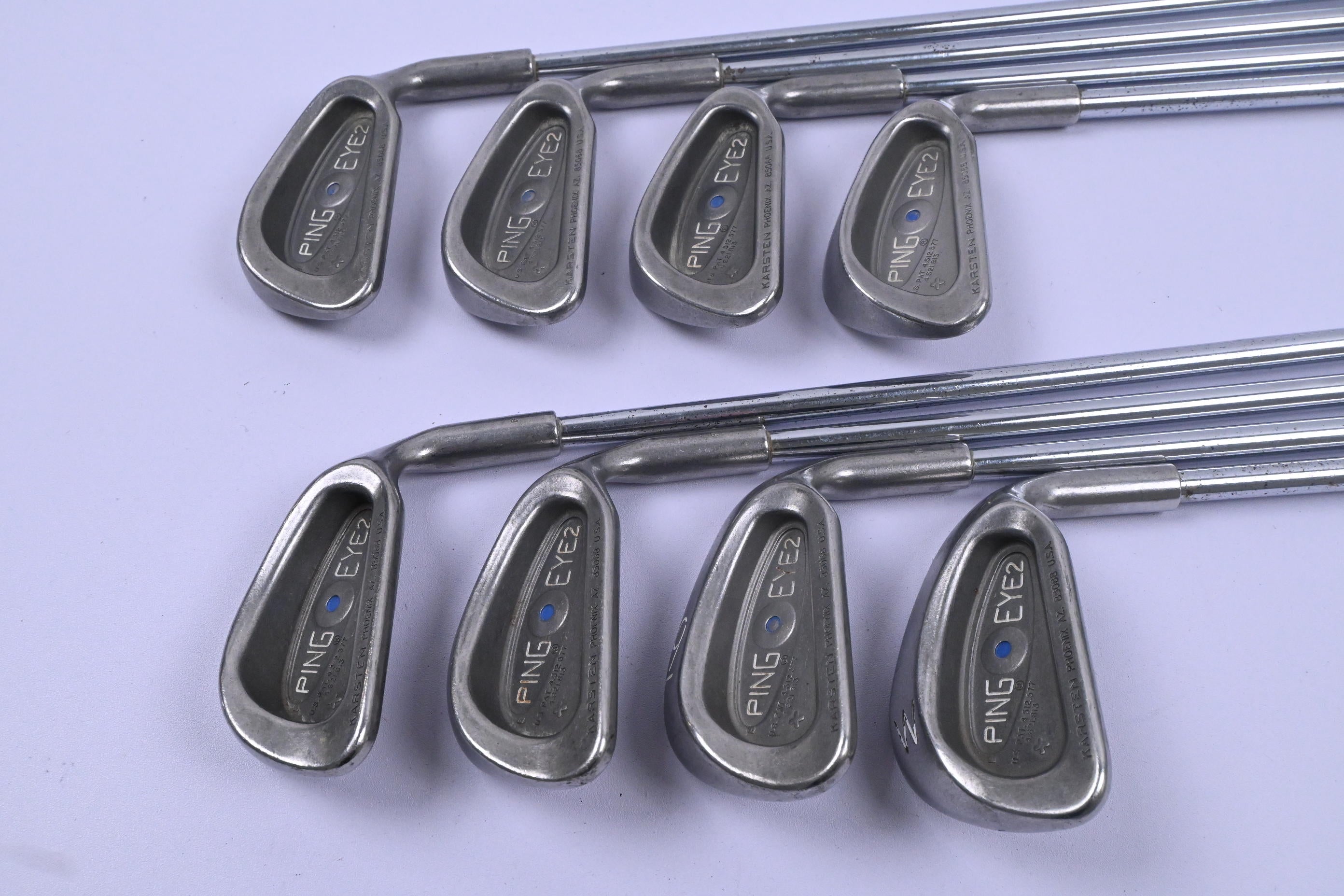 Ping Eye 2 Irons / 3-PW / Blue Dot / Stiff Flex Ping JZ Red Shafts
