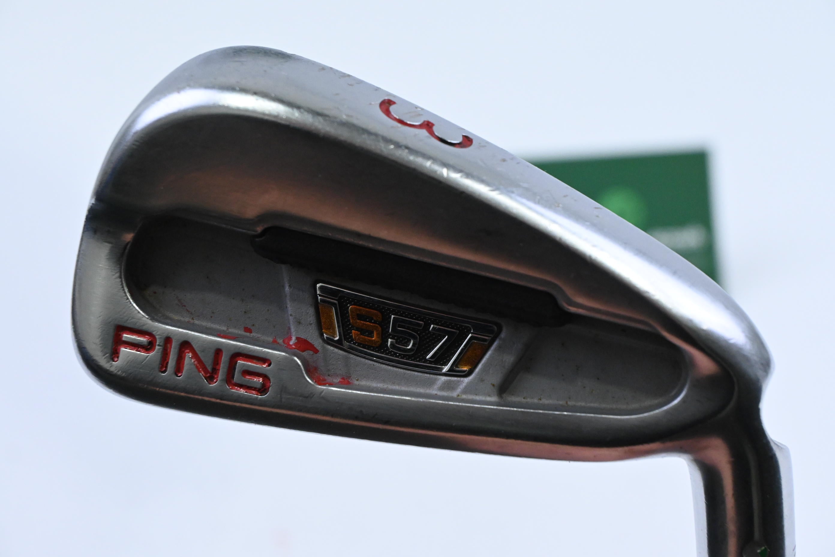 Ping S57 #3 Iron / 21 Degree / Green Dot / Stiff Flex Dynamic Gold S300 Shaft
