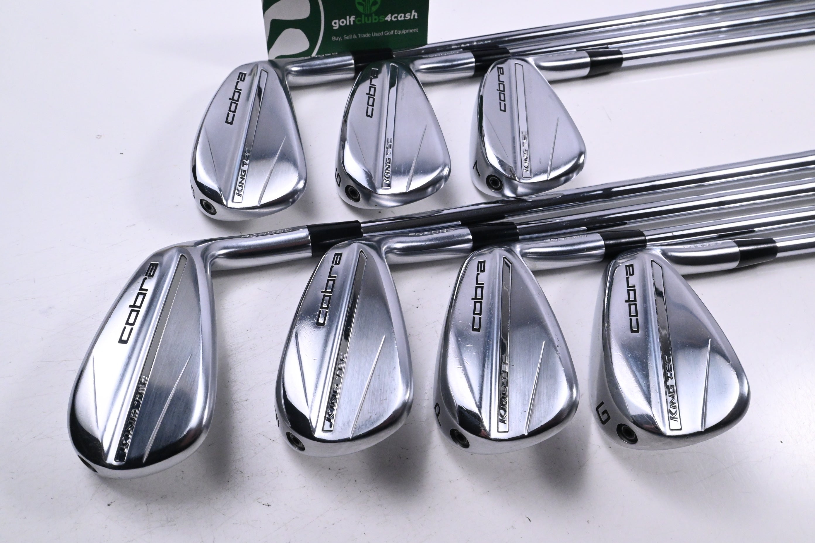 Cobra King Tec 2025 Irons / 5-PW+GW / Stiff Flex KBS $-Taper 120 Shafts