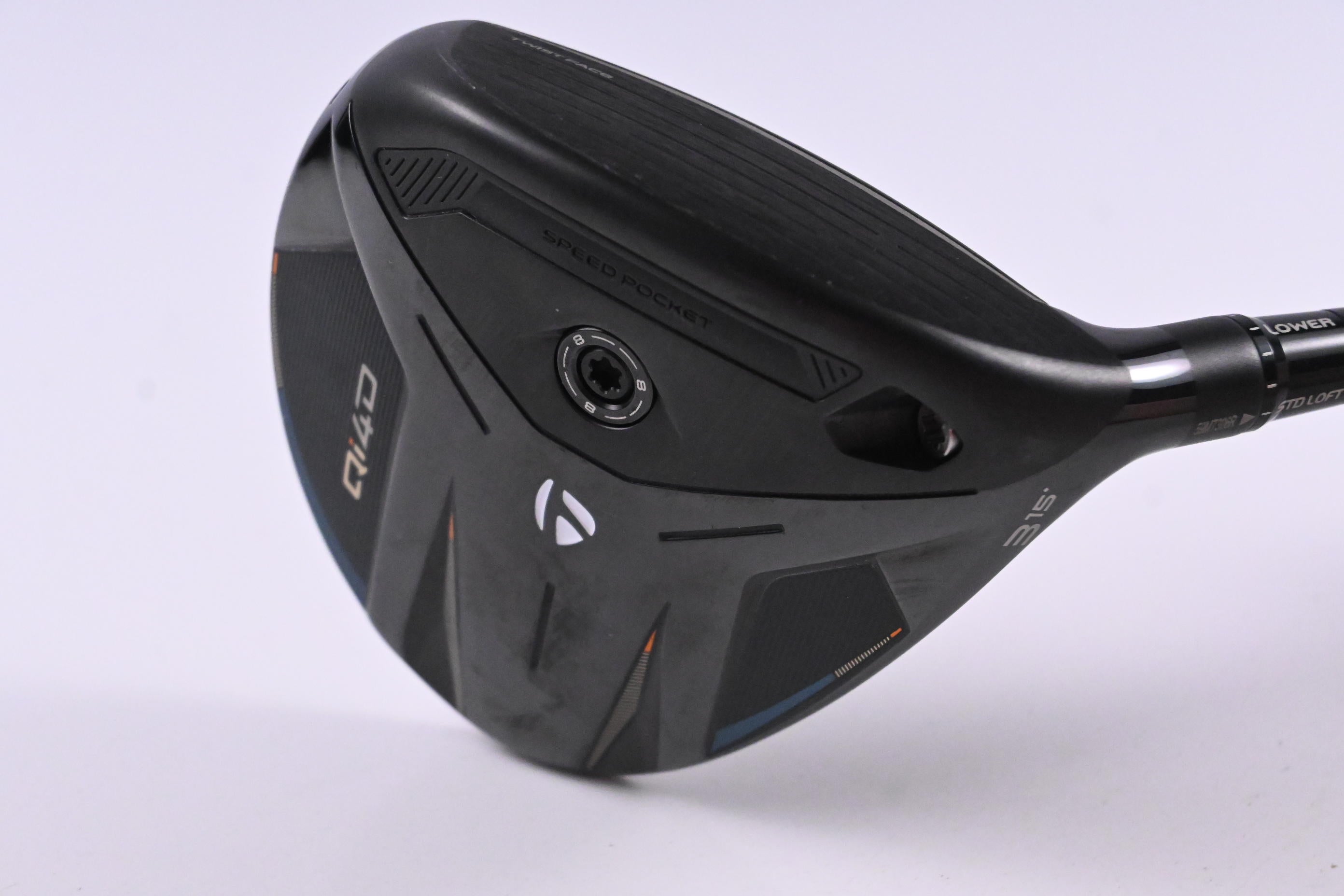 Taylormade Qi4D #3 Wood / 15 Degree / Stiff Flex Reax 65 Shaft