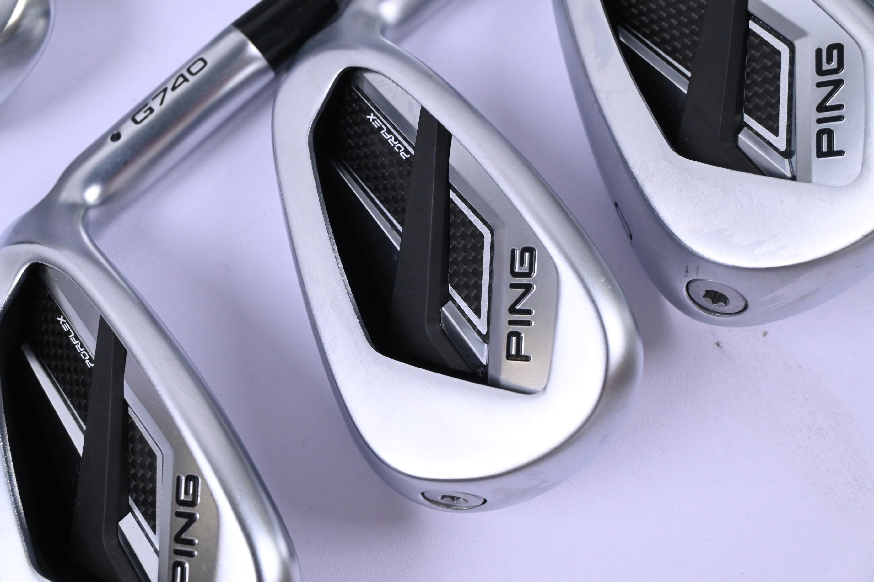 Ping G740 Irons / 6-PW+UW+GW+SW / Black Dot / Senior Flex Alta Quick 45 Shafts