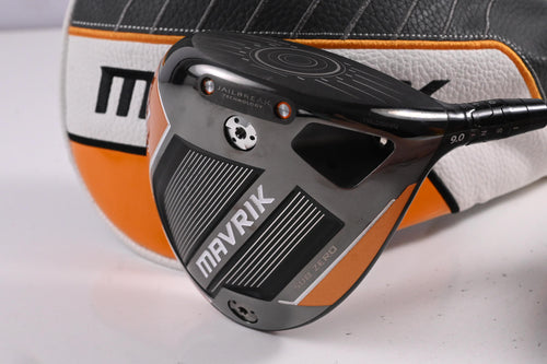 Callaway Mavrik Sub Zero Driver / 9 Degree / Stiff Flex Evenflow Riptide 50 Shaft
