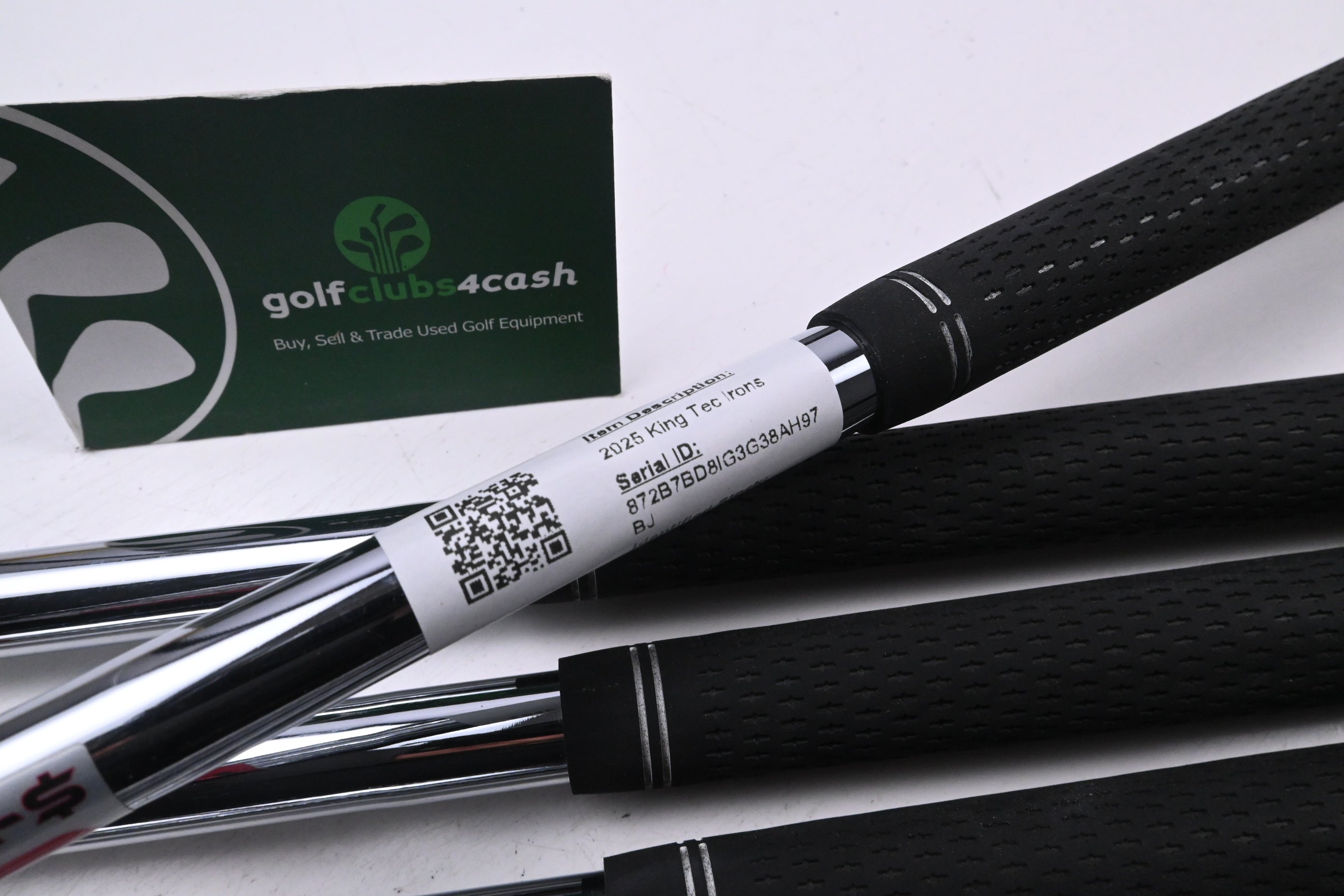 Cobra King Tec 2025 Irons / 5-PW+GW / Stiff Flex KBS $-Taper 120 Shafts