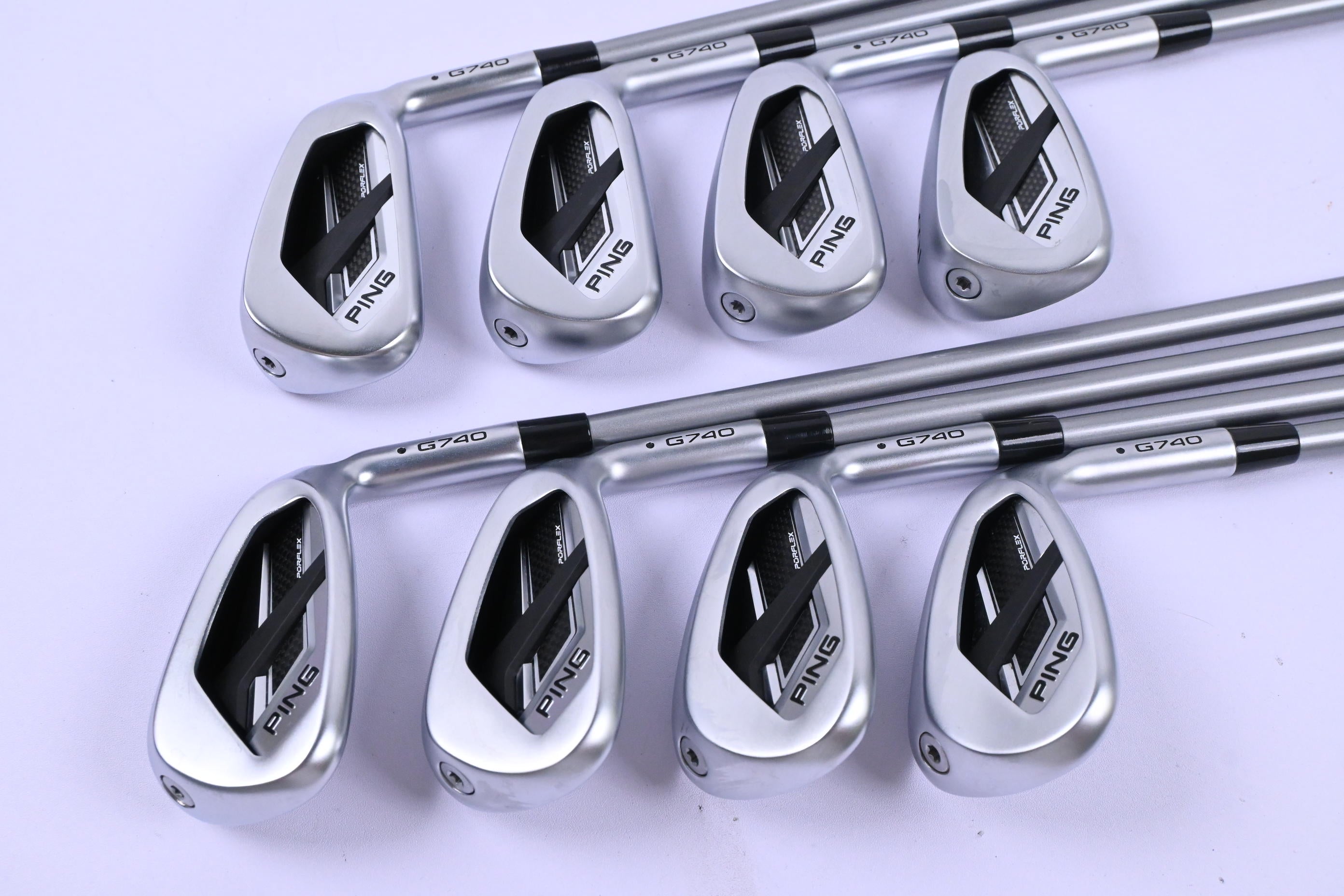 Ping G740 Irons / 6-PW+UW+GW+SW / Black Dot / Senior Flex Alta Quick 45 Shafts
