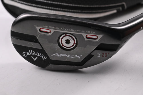 Callaway Apex Pro 21 #3 Hybrid / 20 Degree / Regular Flex MMT 70 Shaft
