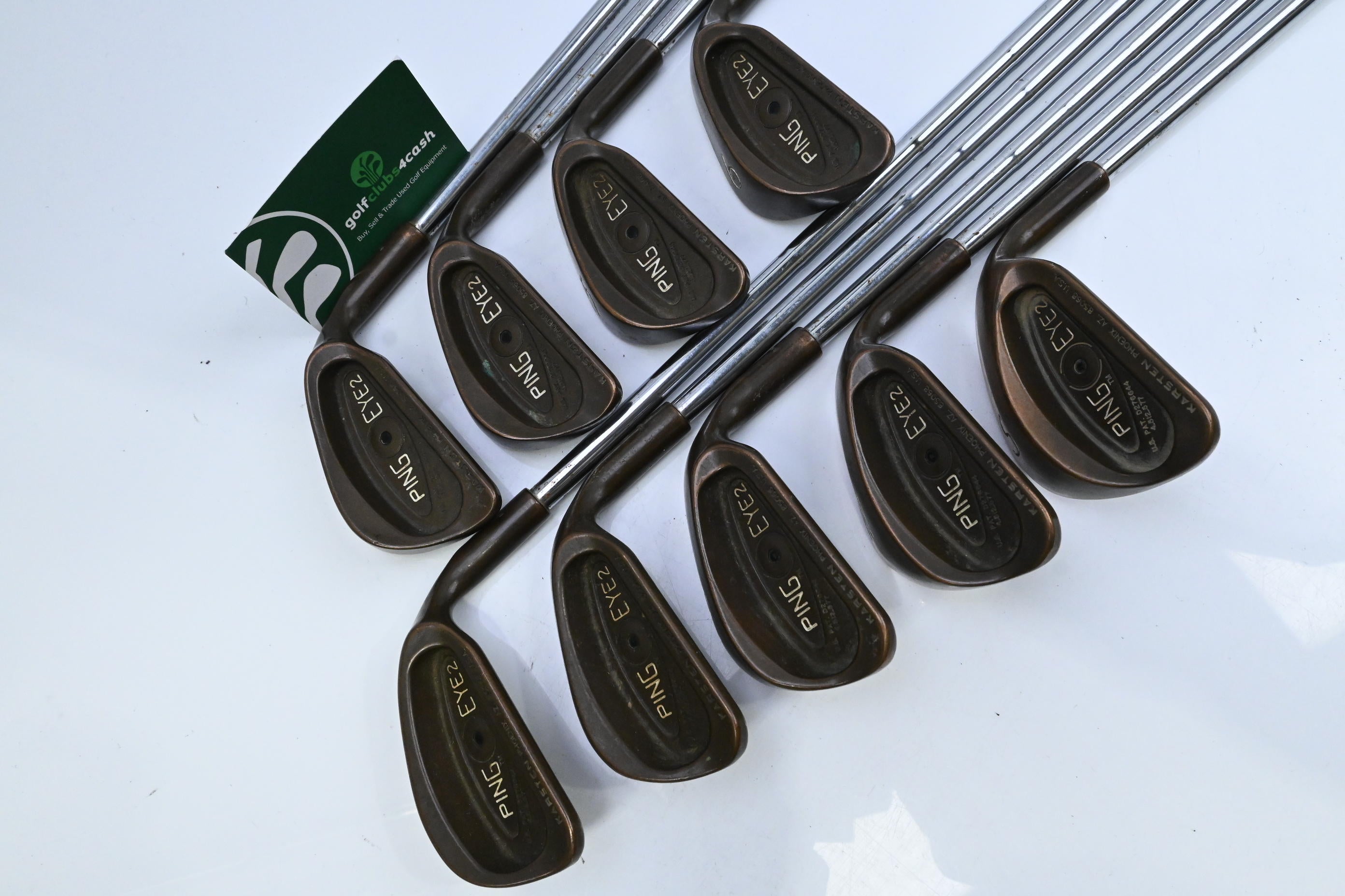 Ping Eye 2 BeCu Irons / 3-PW+SW / Black Dot / Regular Flex Ping Karsten