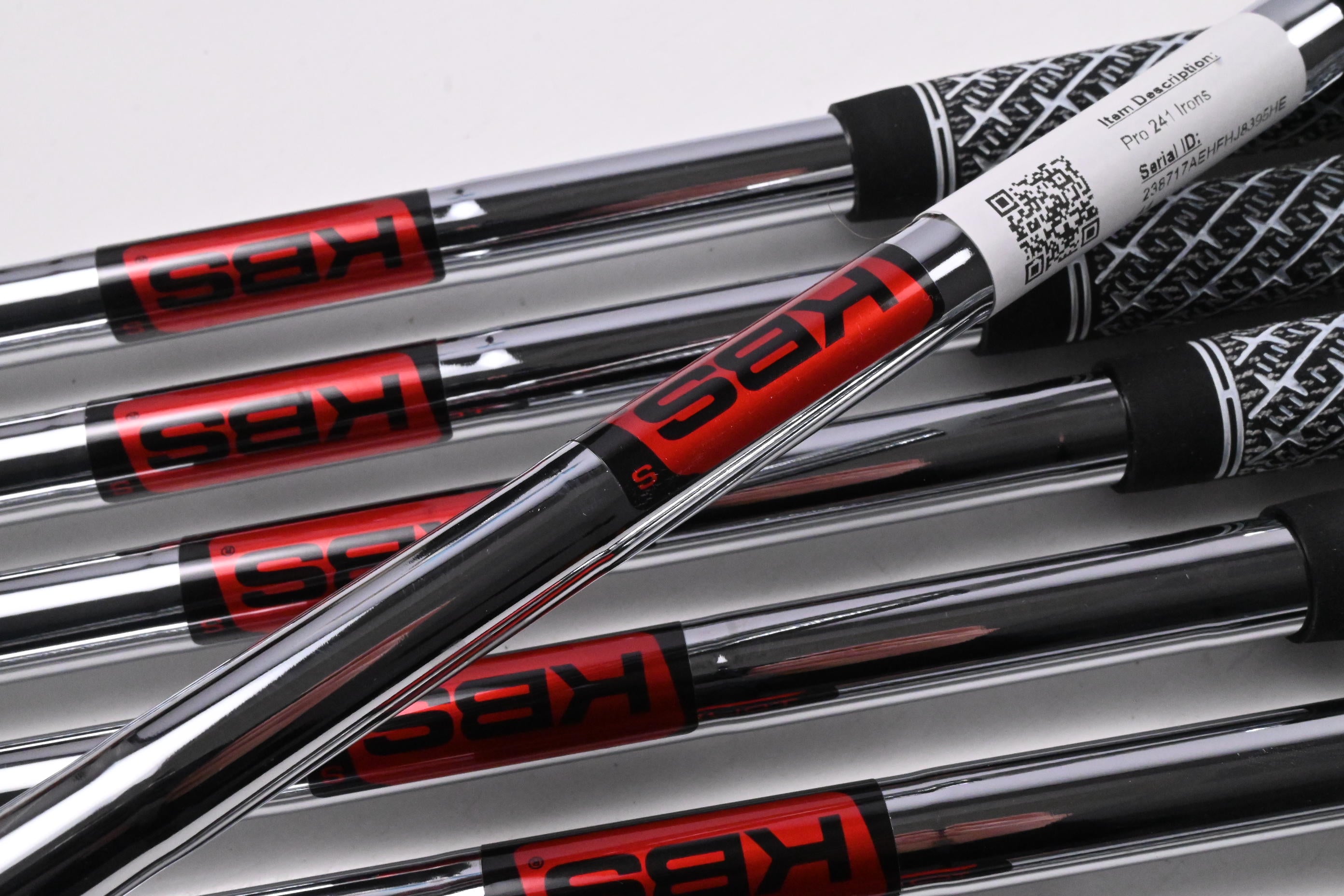 Mizuno Pro 241 Irons / 4-PW / Stiff Flex KBS Tour Shafts