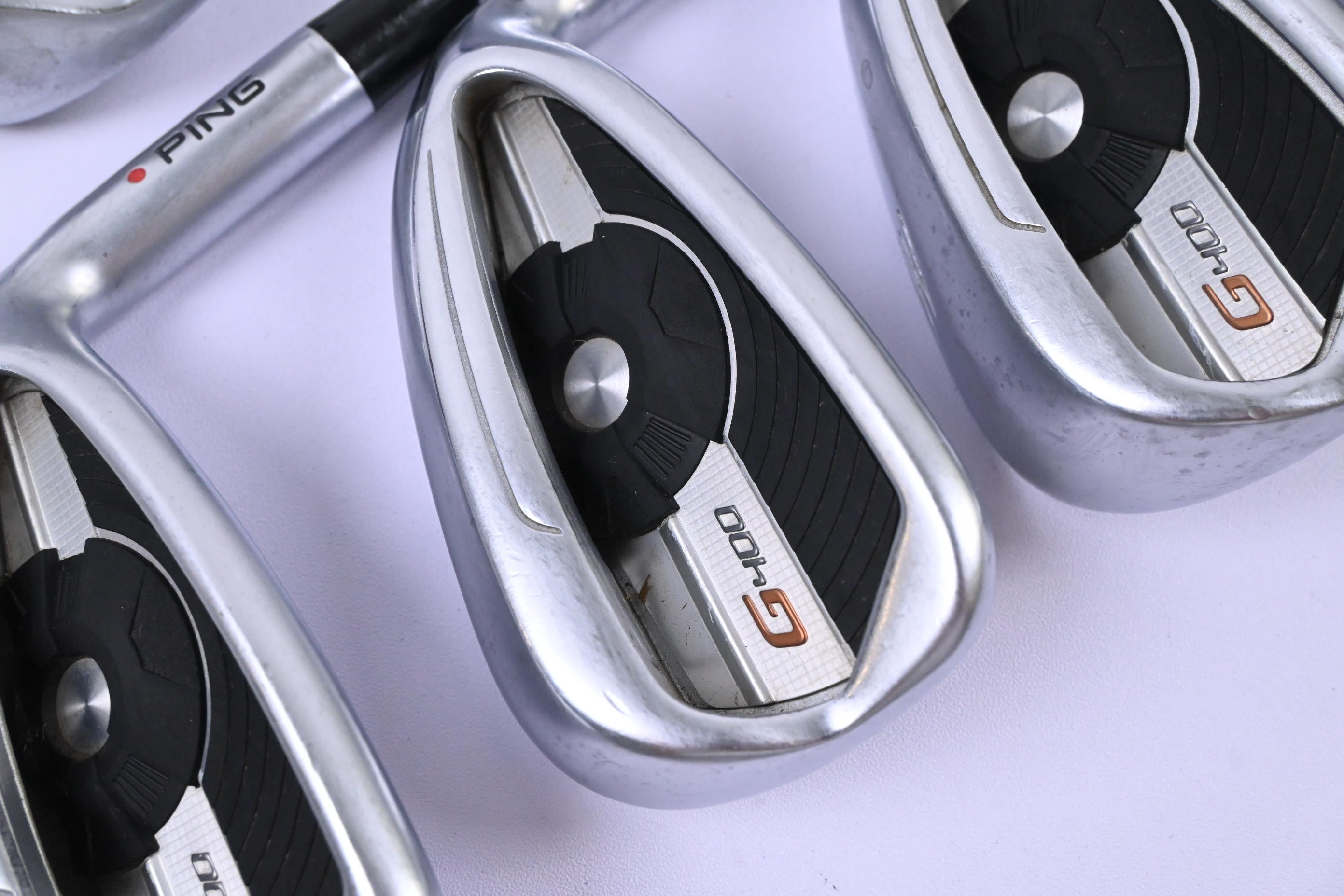 Ping G400 Irons / 5-PW+GW / Red Dot / Stiff Flex N.S.PRO Modus 3 105 Shafts