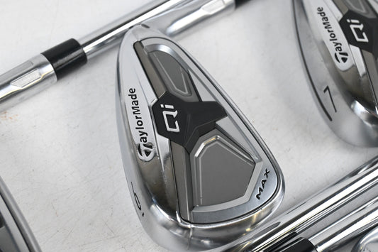 Taylormade Qi Max Irons / 5-PW+SW / Stiff Flex KBS MAX MT 85 Shafts