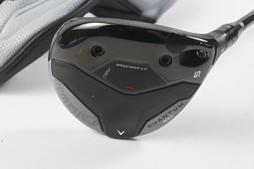 Callaway Quantum Max #5 Wood / 18 Degree / Stiff Flex Denali Frost Silver 60
