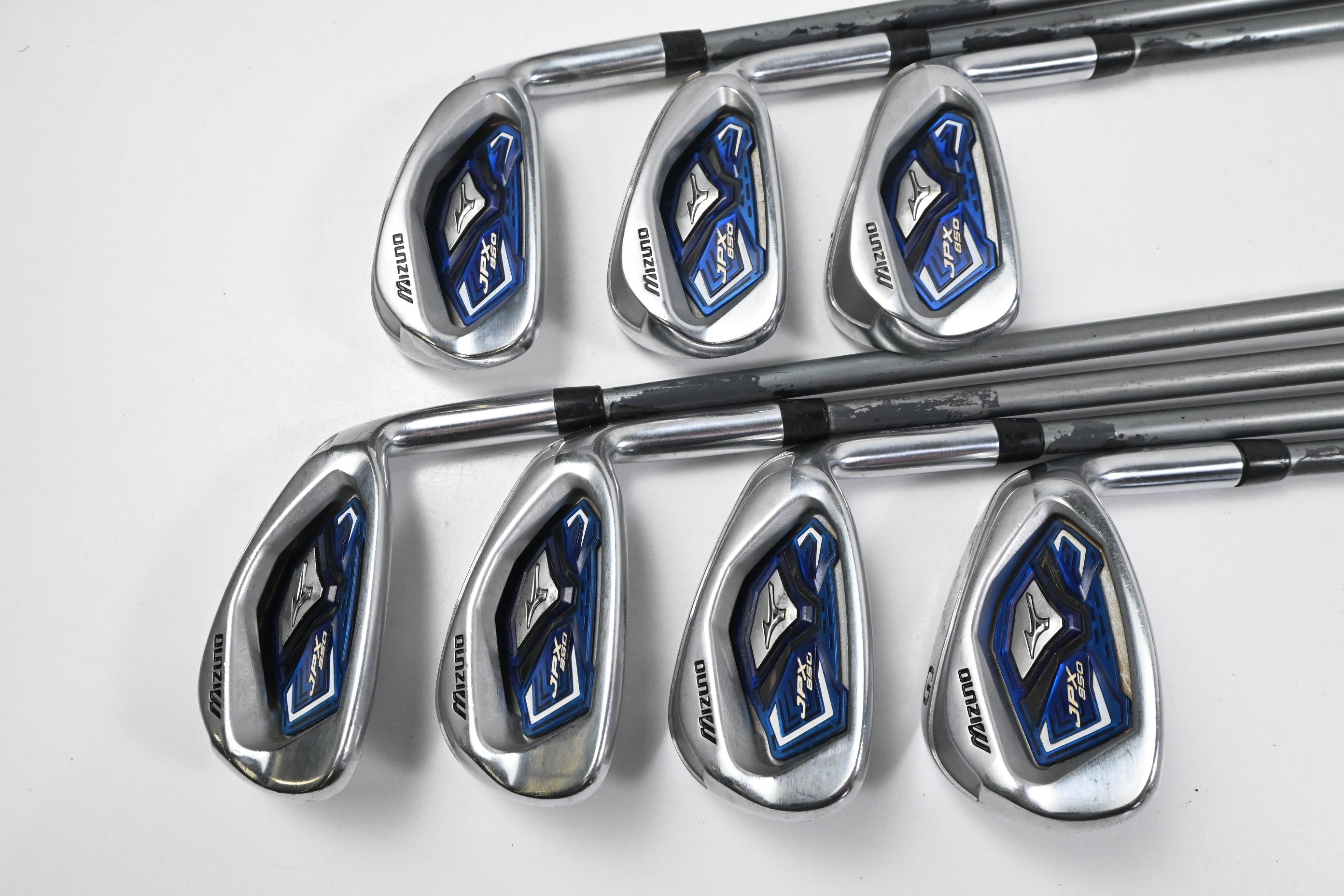 Mizuno JPX 850 Irons / 6-PW+GW / Regular Flex Mizuno Orochi 70 Shafts