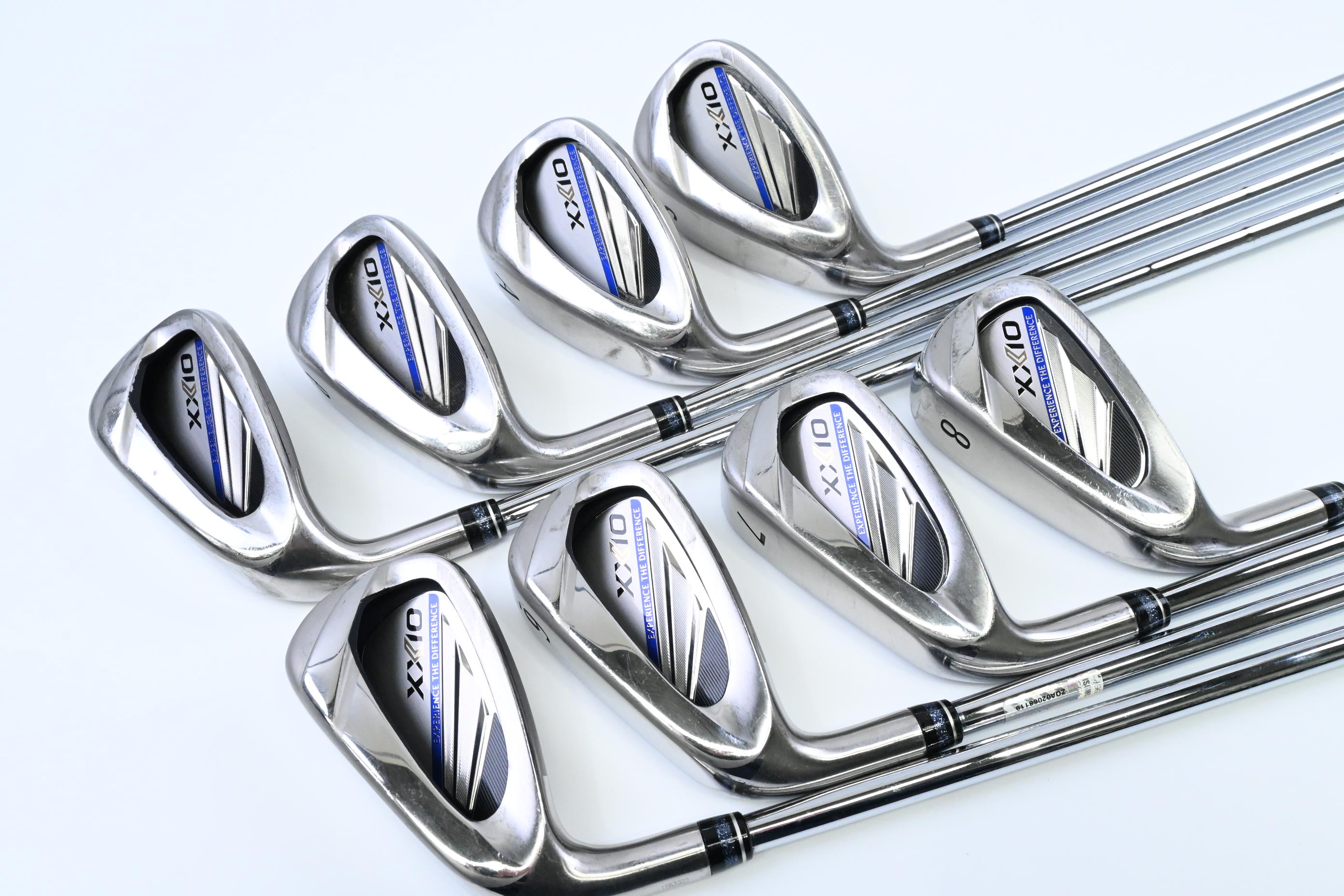 Left Hand XXIO Eleven Irons / 5-PW+AW+SW / Regular Flex NS Pro 860GH Shafts