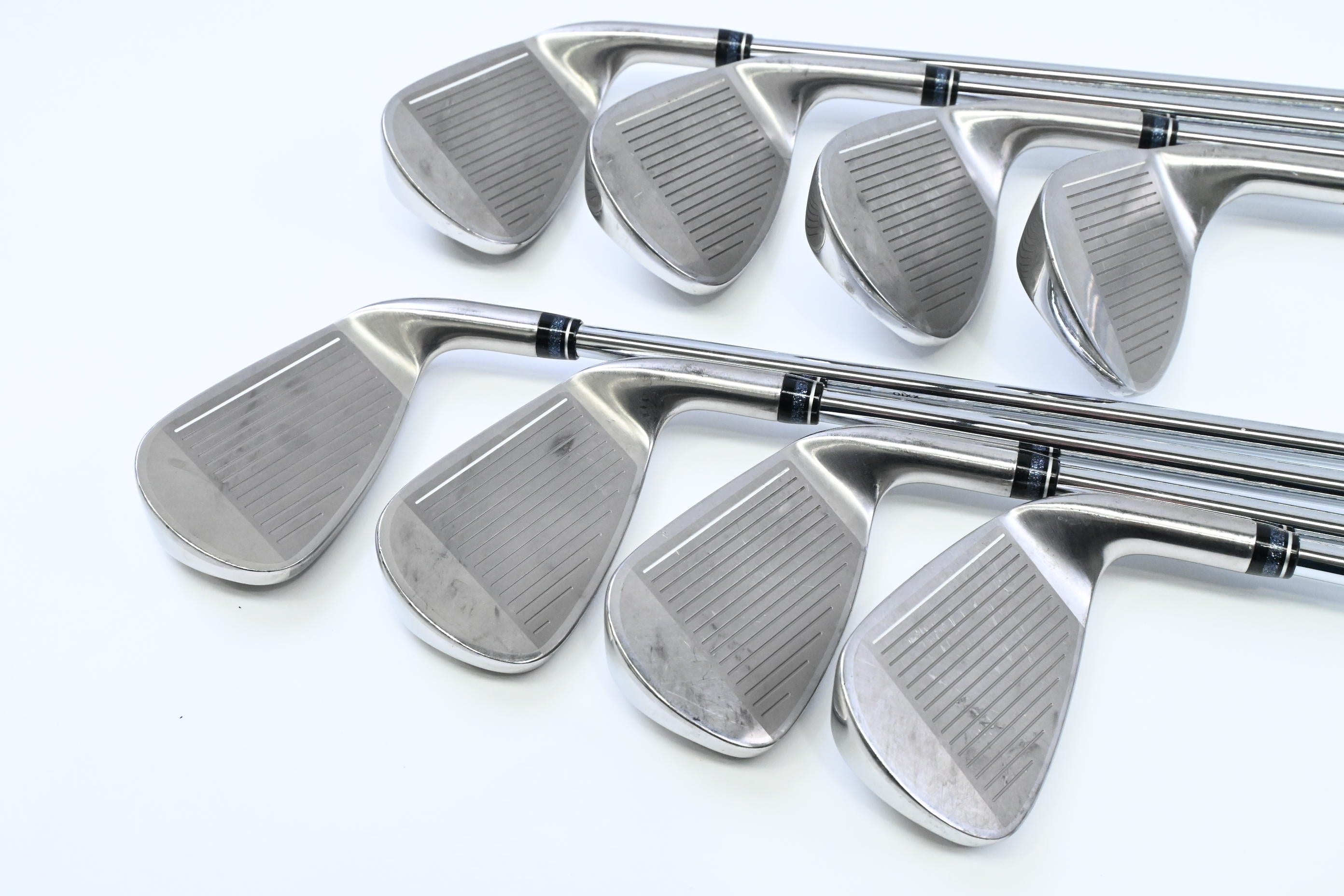Left Hand XXIO Eleven Irons / 5-PW+AW+SW / Regular Flex NS Pro 860GH Shafts