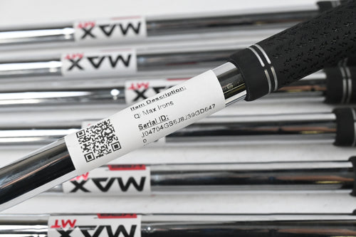 Taylormade Qi Max Irons / 5-PW+SW / Stiff Flex KBS MAX MT 85 Shafts