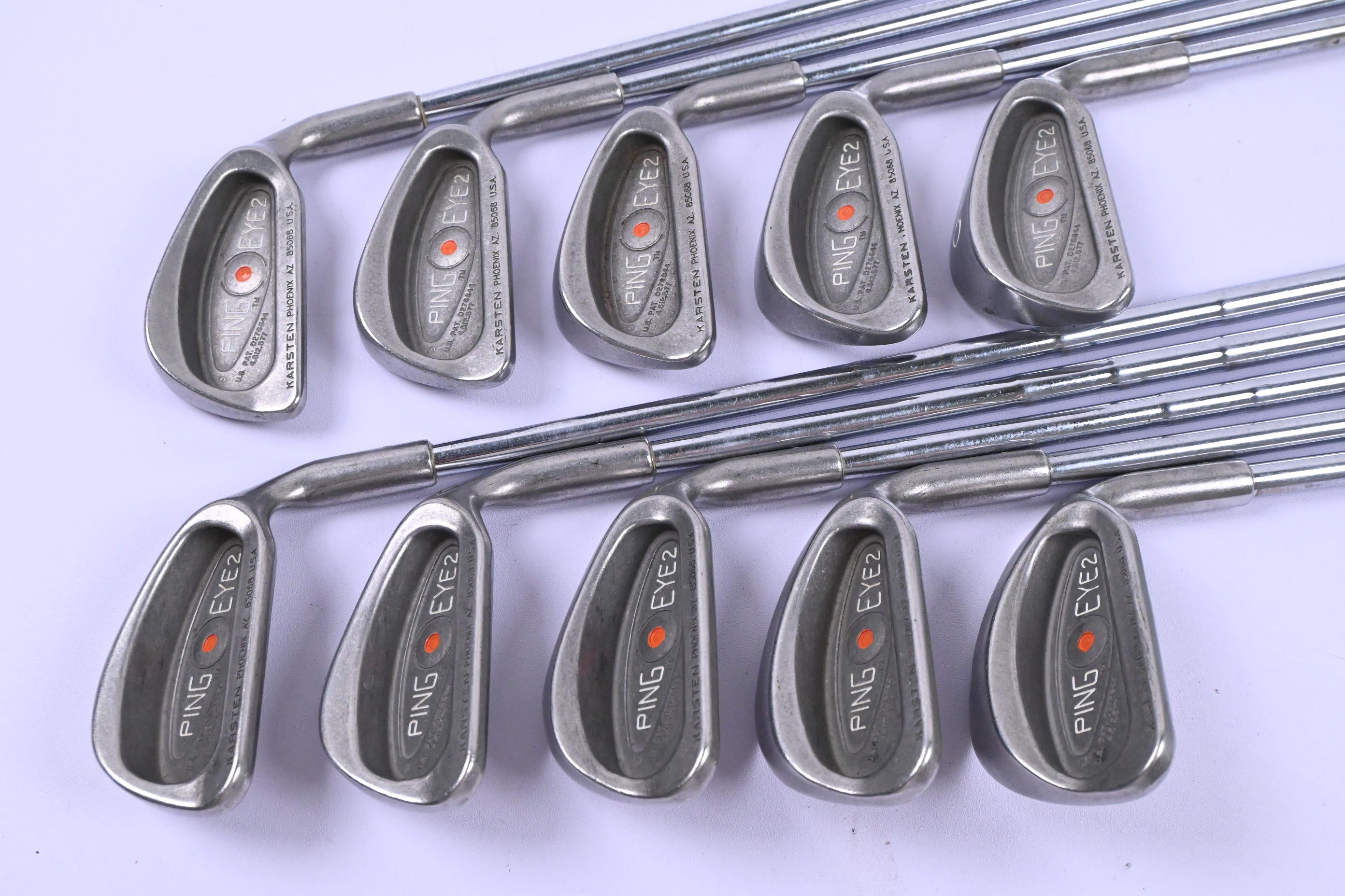 Ping Eye 2 Irons / 2-PW+SW / Orange Dot / Stiff Flex Ping ZZ Lite Shafts