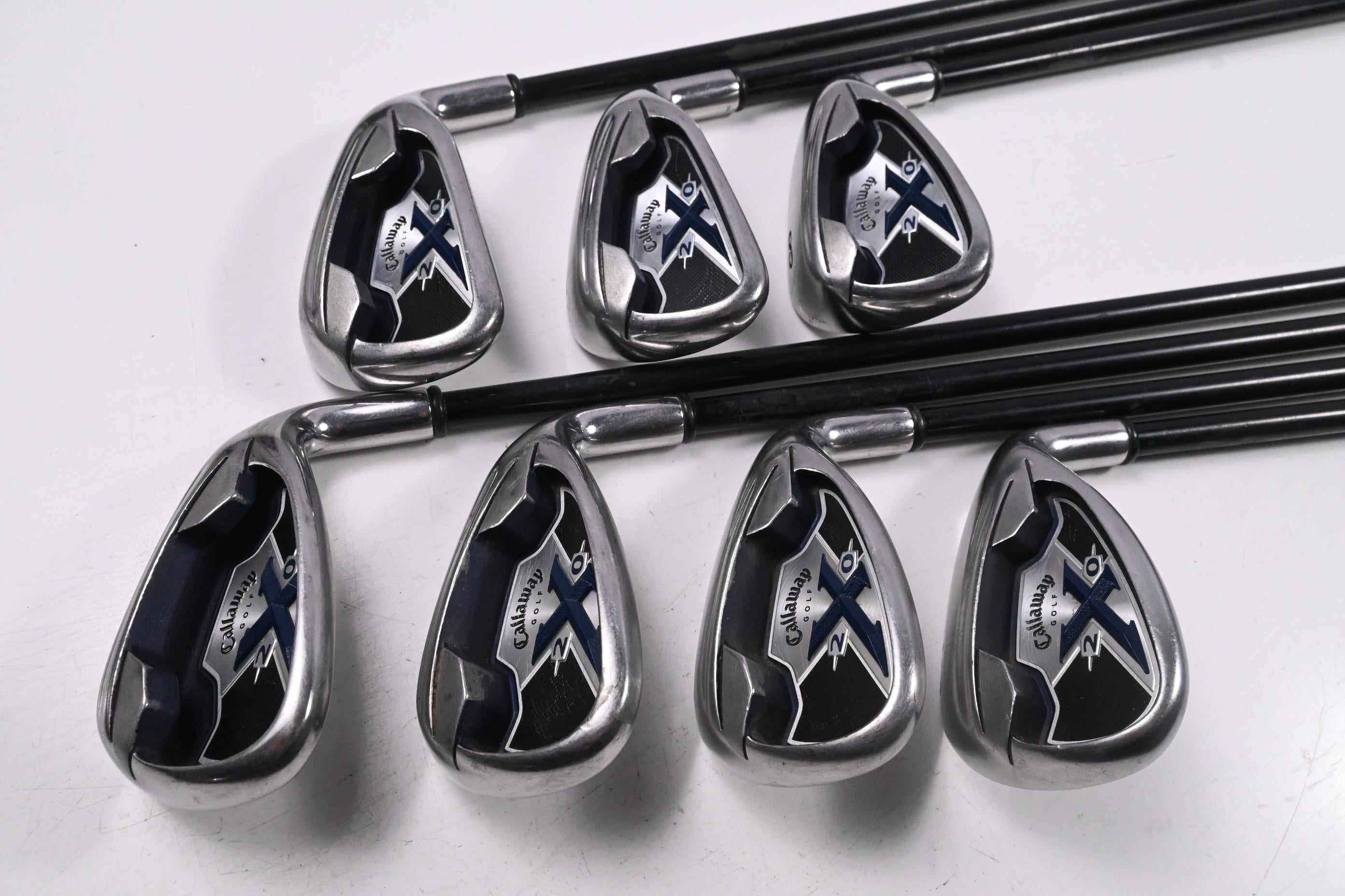 Callaway X-20 Irons / 6-PW+AW+SW / Regular Flex Callaway X 75g Shafts