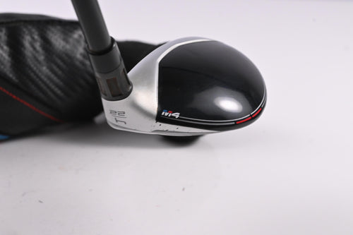 Taylormade M4 #4 Hybrid / 22 Degree / Regular Flex Fujikura Atmos Red 6 Shaft
