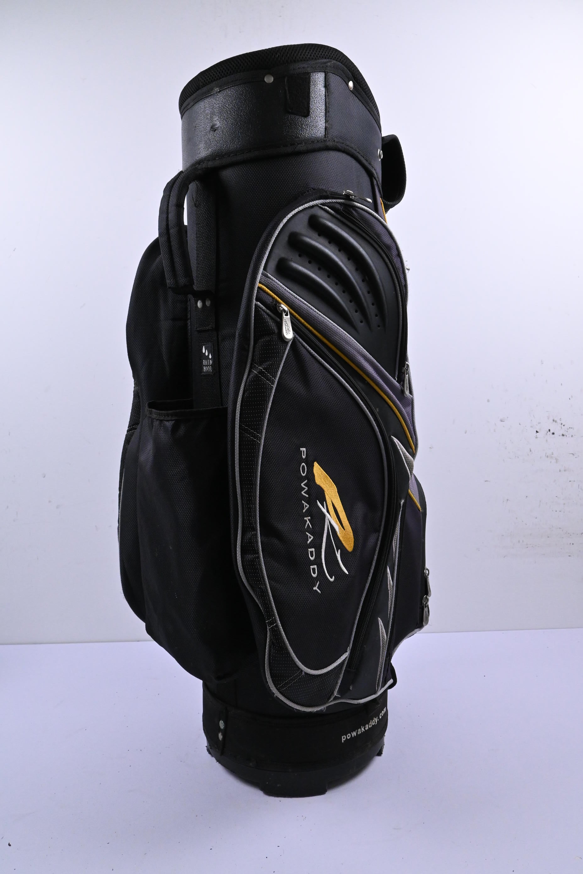 Powakaddy Cart Bag / 11-Way Divider / Grey & Black