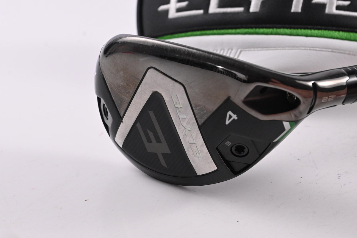 Callaway Elyte #4 Hybrid / 22 Degree / Stiff Flex Denali Charcoal 70 Shaft
