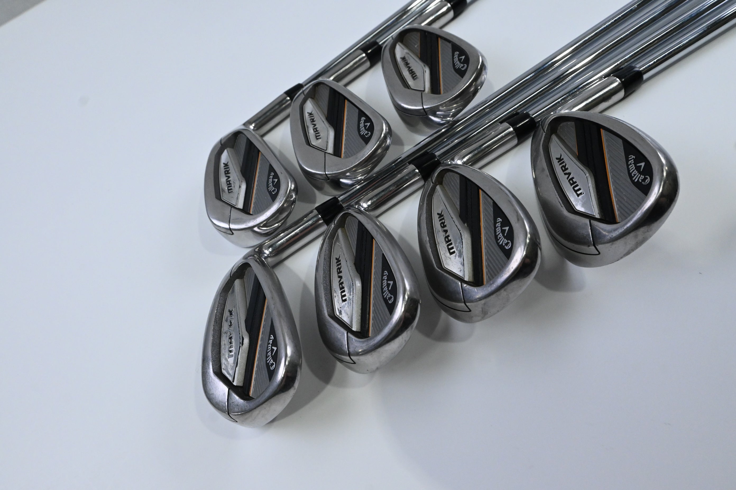 Callaway Mavrik Irons / 6-PW+GW+AW / Regular Flex Elevate 95 Shafts