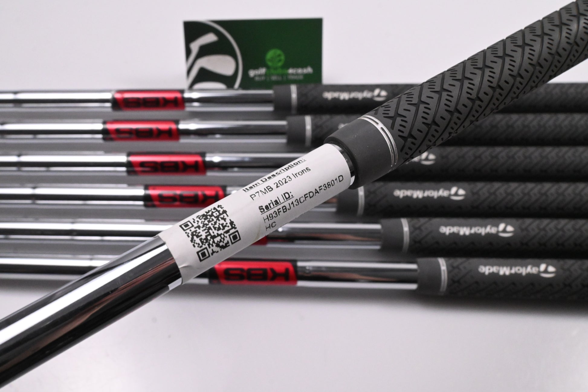 Taylormade P7MB 2023 Irons / 4-PW / Stiff Flex KBS Tour Shafts