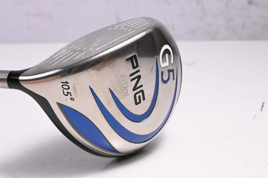 Left Hand Ping G5 Driver / 10.5 Degree / Regular Flex Ping TFC 100 Shaft