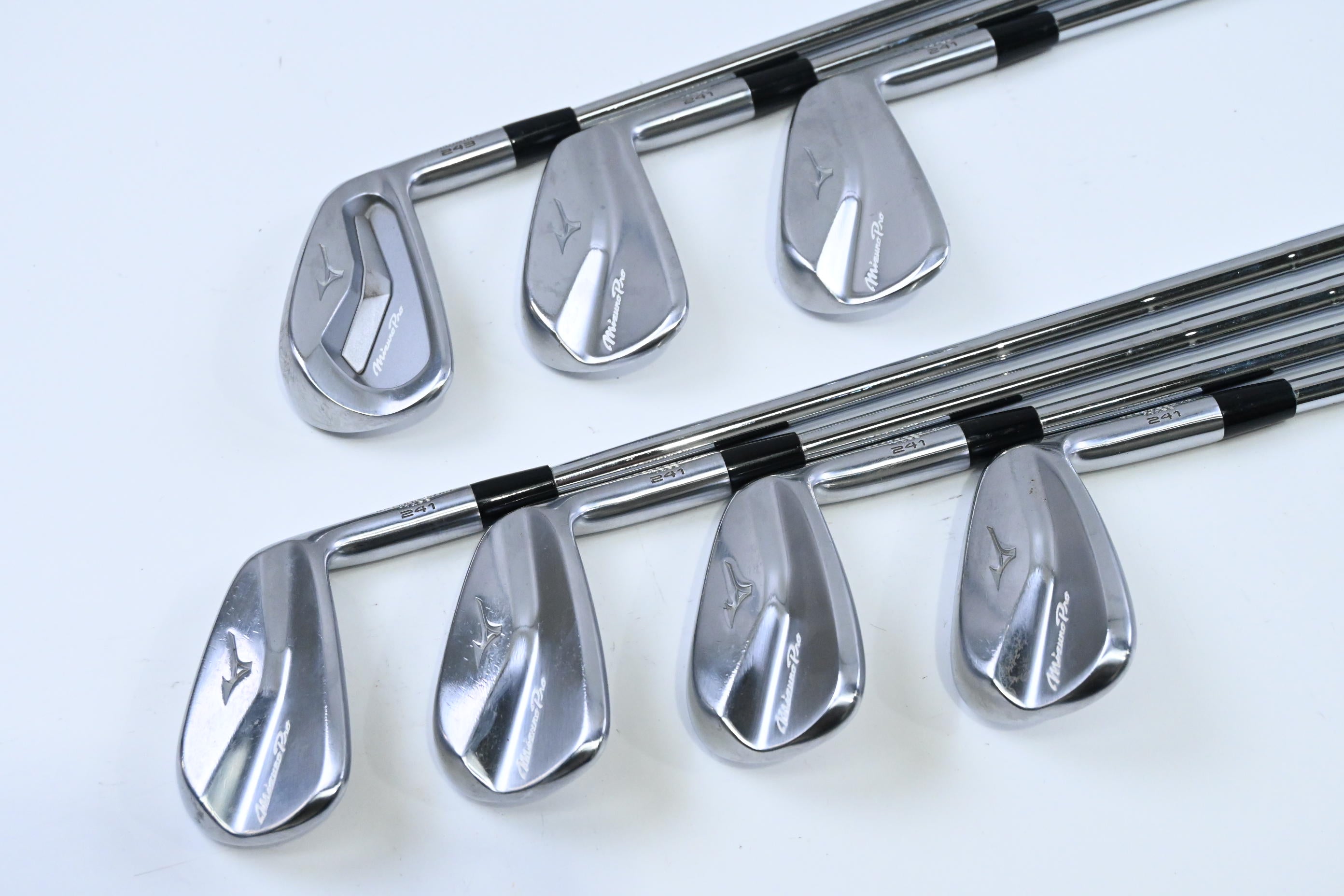 Mizuno Pro 241 Irons / 4-PW / Stiff Flex Steel Shafts