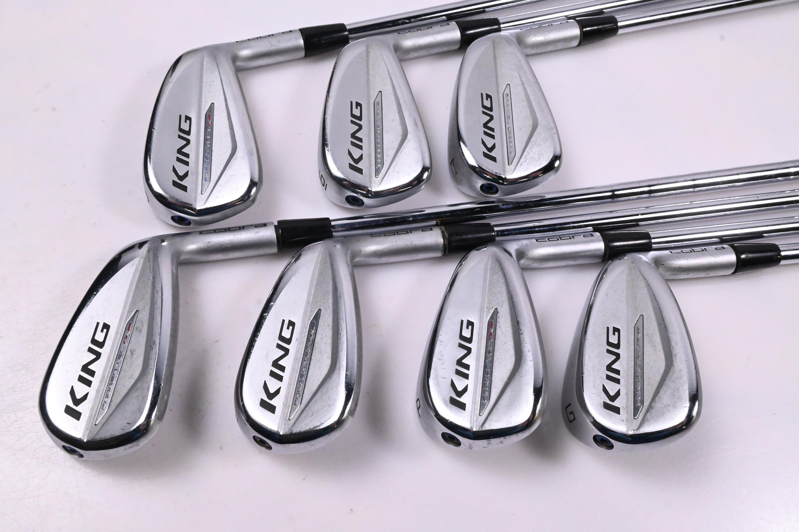 Cobra King Forged Tec One Length 2020 Irons / 5-PW+GW / Stiff Flex KBS Tour 90