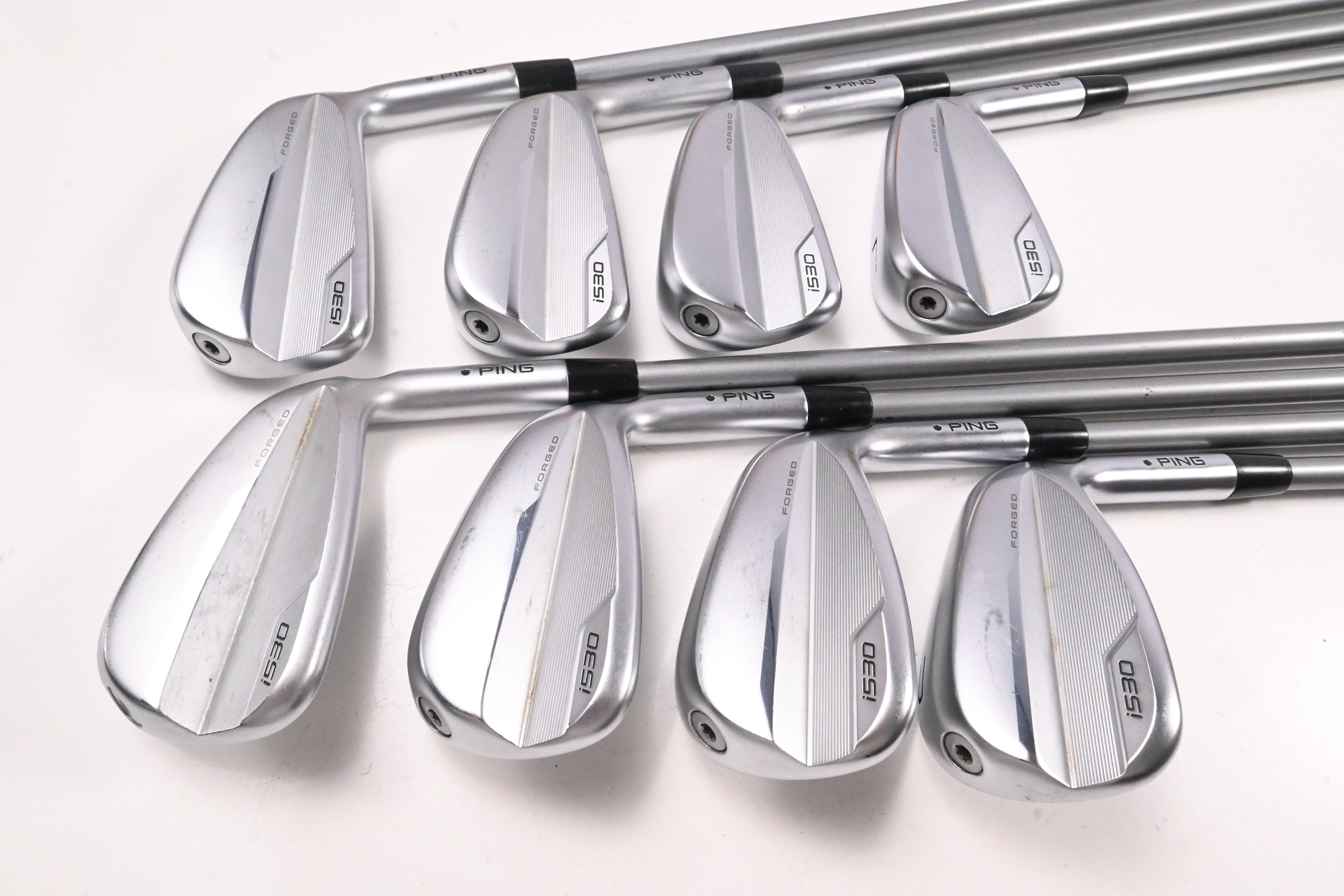Ping i530 Irons / 4-PW+GW / Black Dot / Senior Flex Ping Alta Quick 45 Shafts