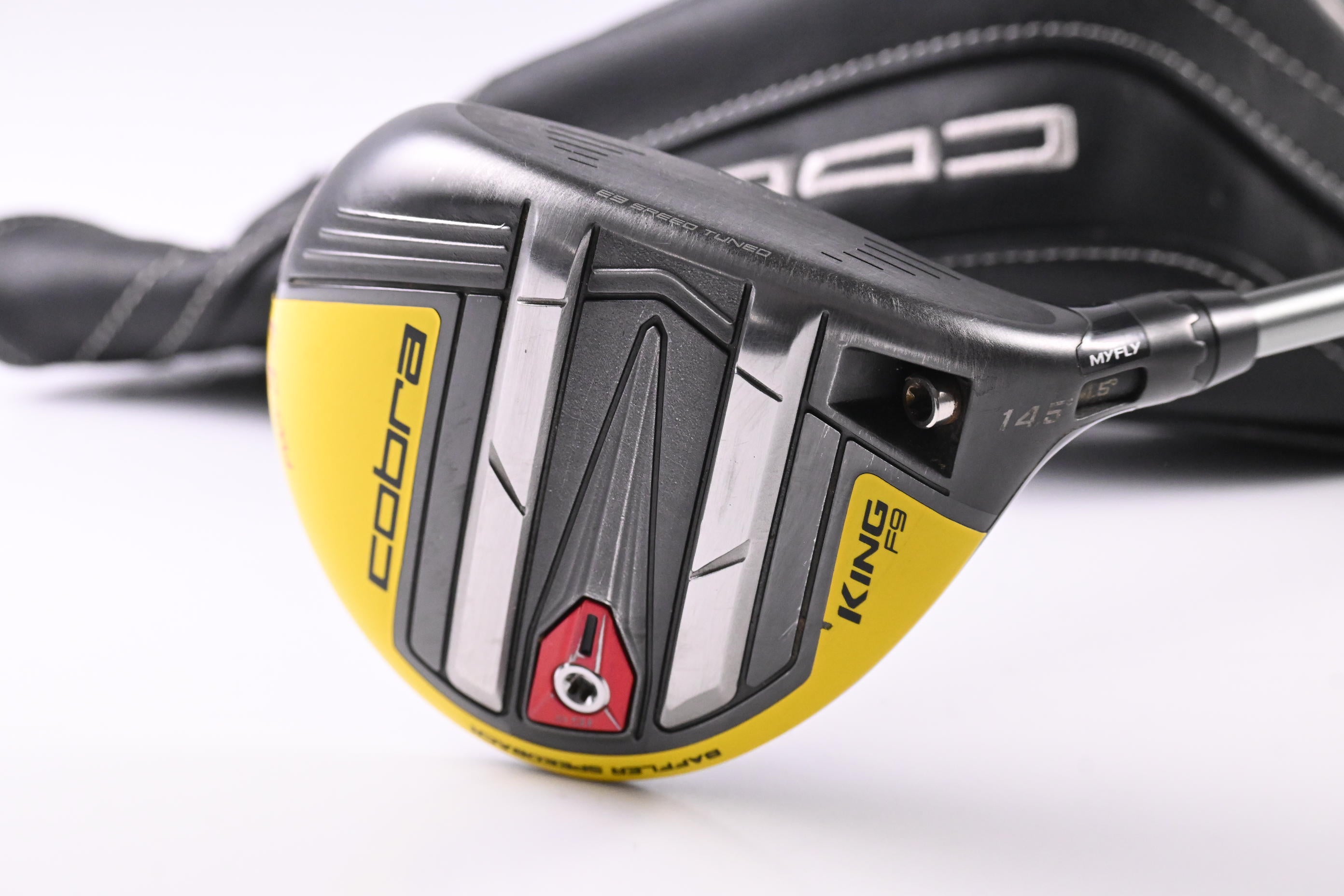 Cobra King F9 #3-4 Wood / 14.5 Degree / Regular Flex UST Mamiya Helium 59 Shaft