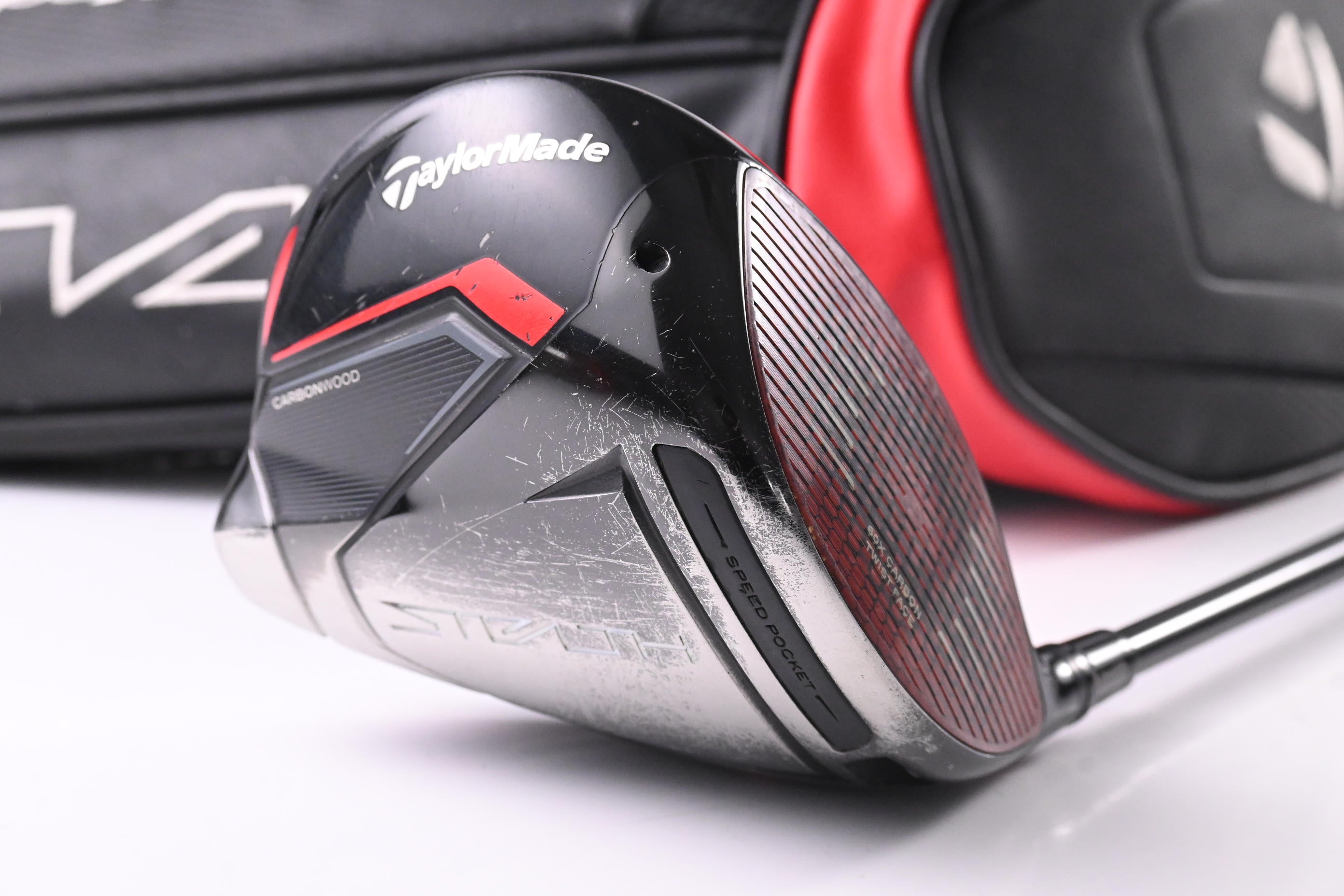 Taylormade Stealth Driver / 10.5 Degree / Stiff Flex HZRDUS RDX Smoke Red 60