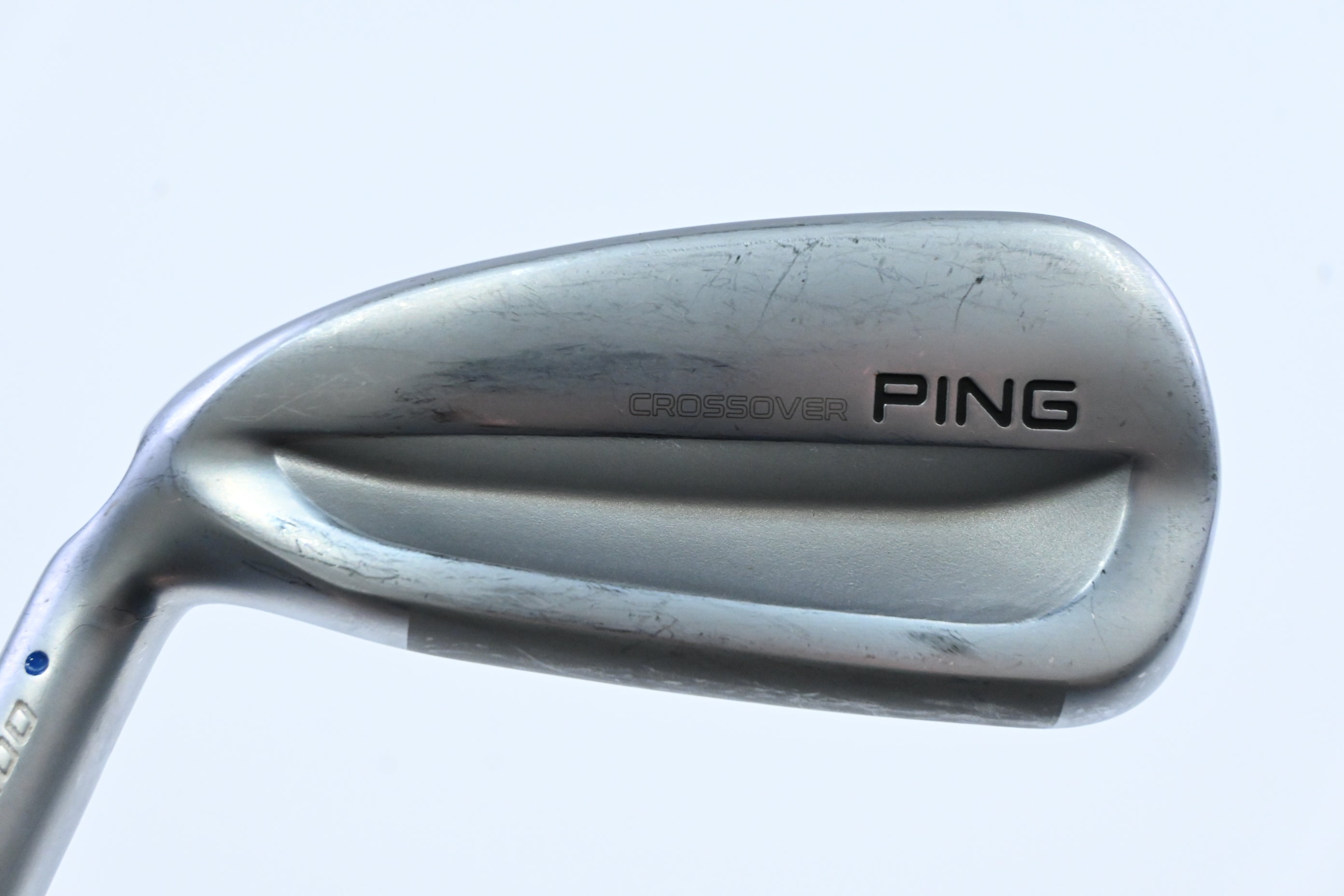 Left Hand Ping G400 Crossover #4 Hybrid / 22 Degree / Blue Dot / Regular Flex