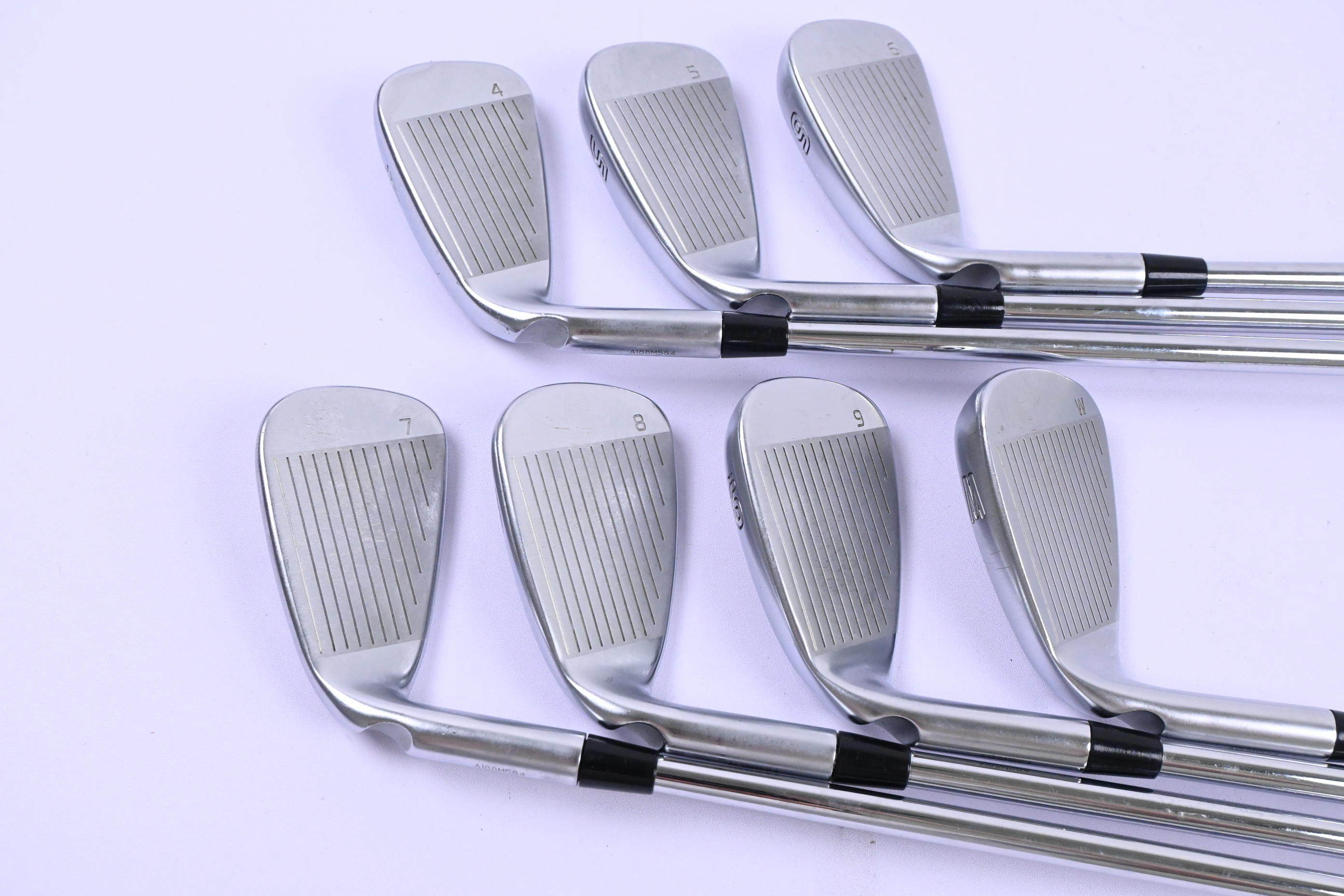 Ping G425 Irons / 4-PW / Green Dot / Stiff Flex Ping AWT 2.0 Shafts