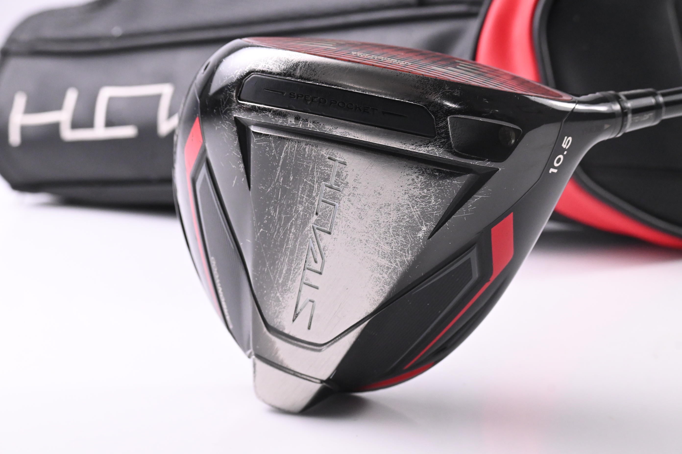 Taylormade Stealth Driver / 10.5 Degree / Stiff Flex HZRDUS RDX Smoke Red 60