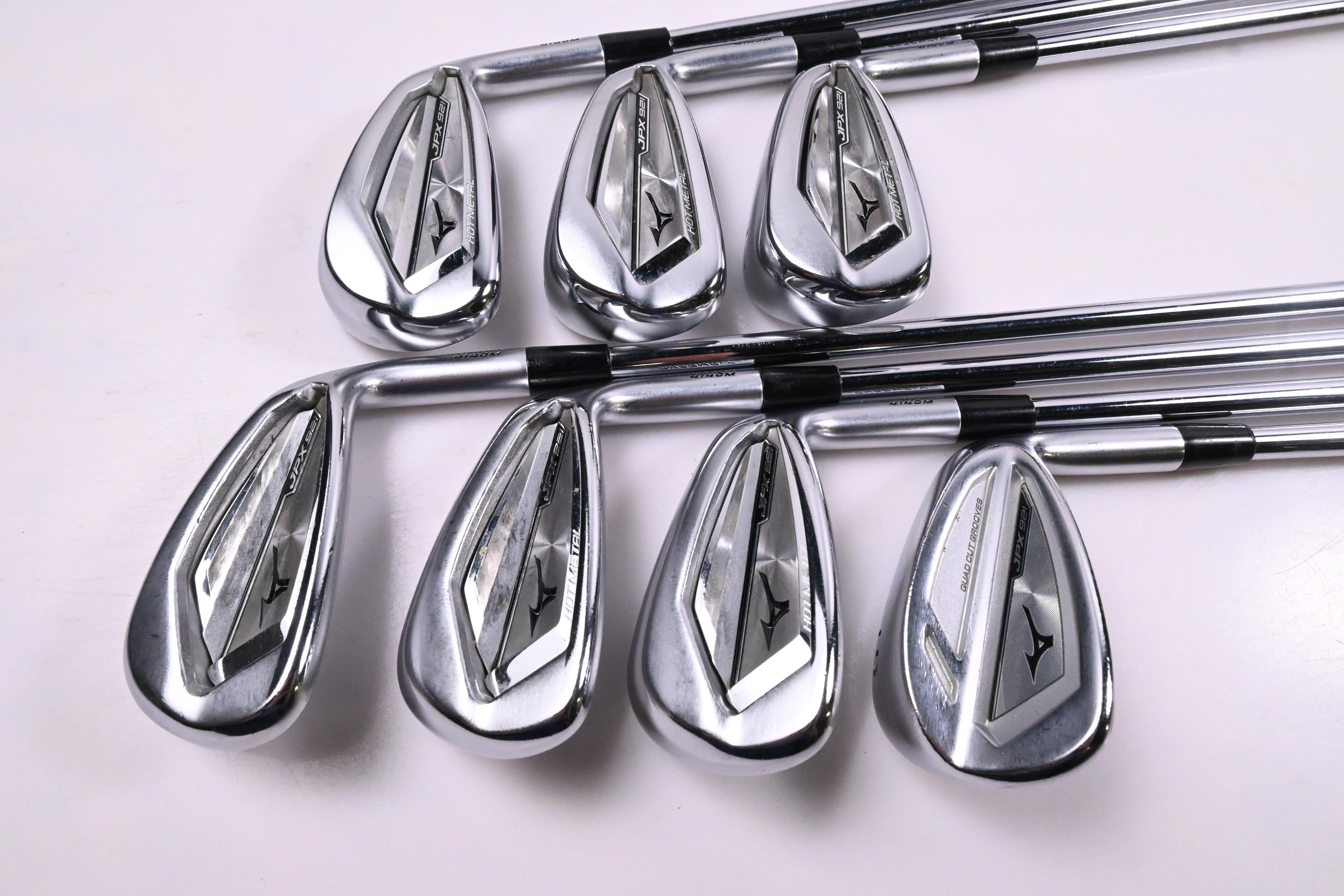 Mizuno JPX 921 Hot Metal Irons / 5-PW+GW / Regular Flex Project X LZ 110 Shafts