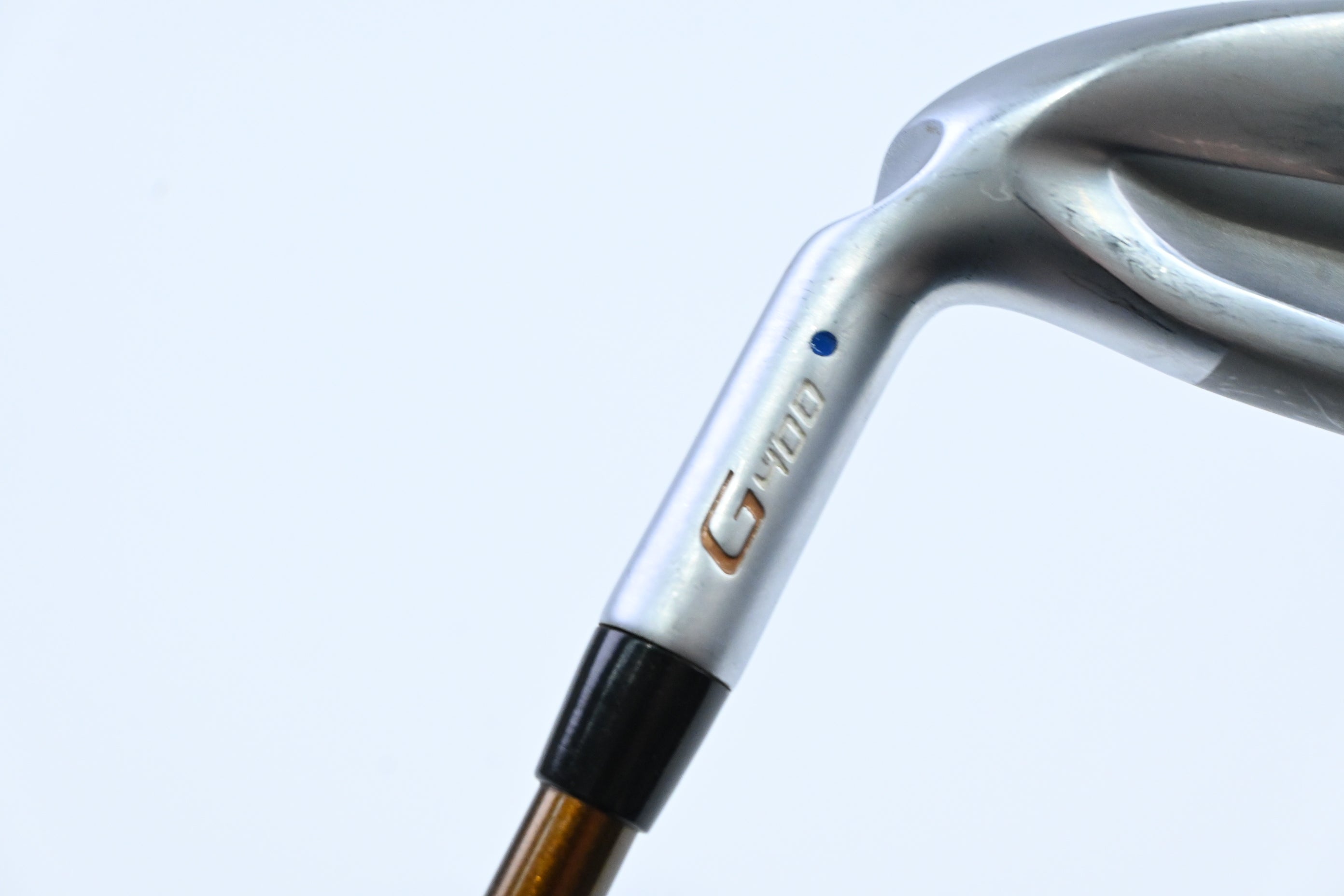 Left Hand Ping G400 Crossover #4 Hybrid / 22 Degree / Blue Dot / Regular Flex