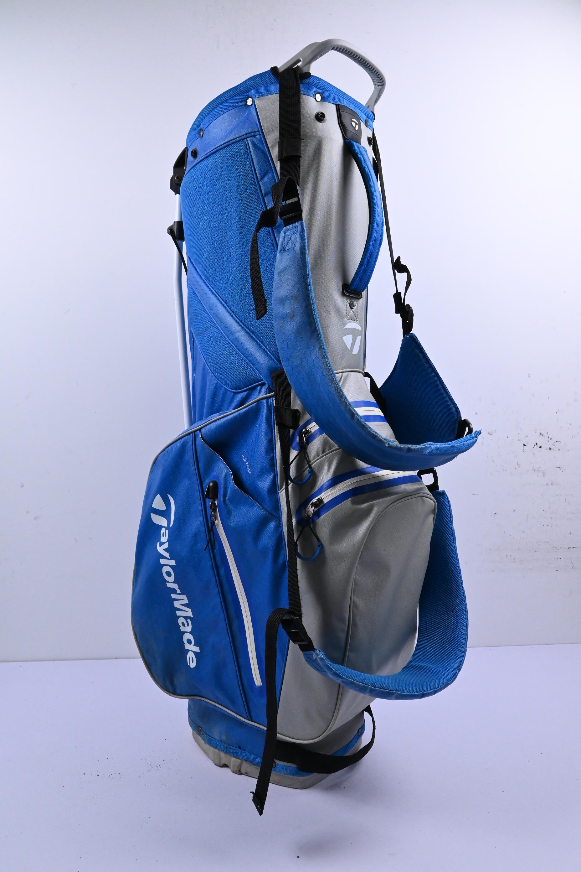 Taylormade Flex Tech Stand Bag / 5-Way Divider / Blue & Grey