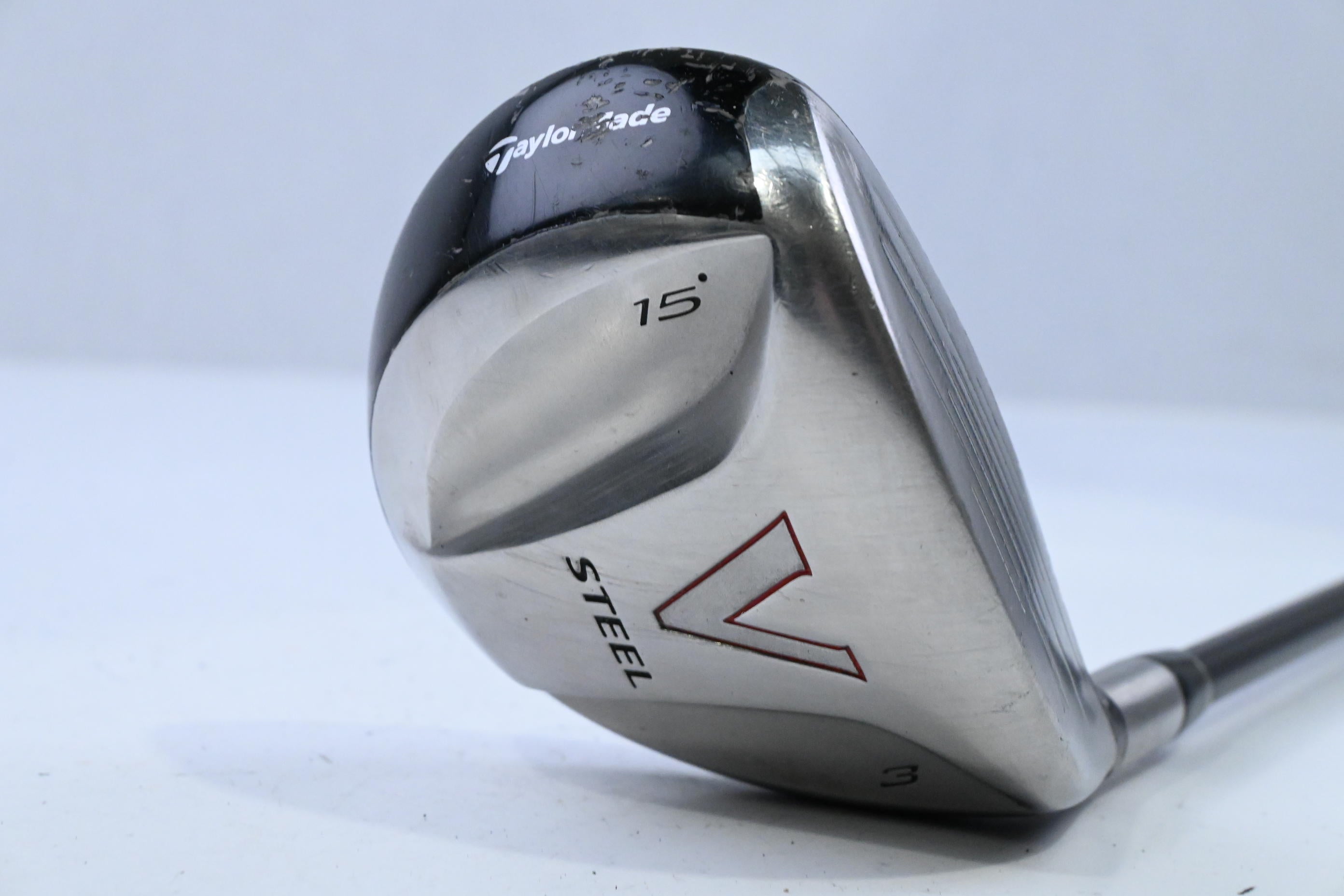 Taylormade V-Steel #3 Wood / 15 Degree / Stiff Flex Taylormade M.A.S.2 Shaft