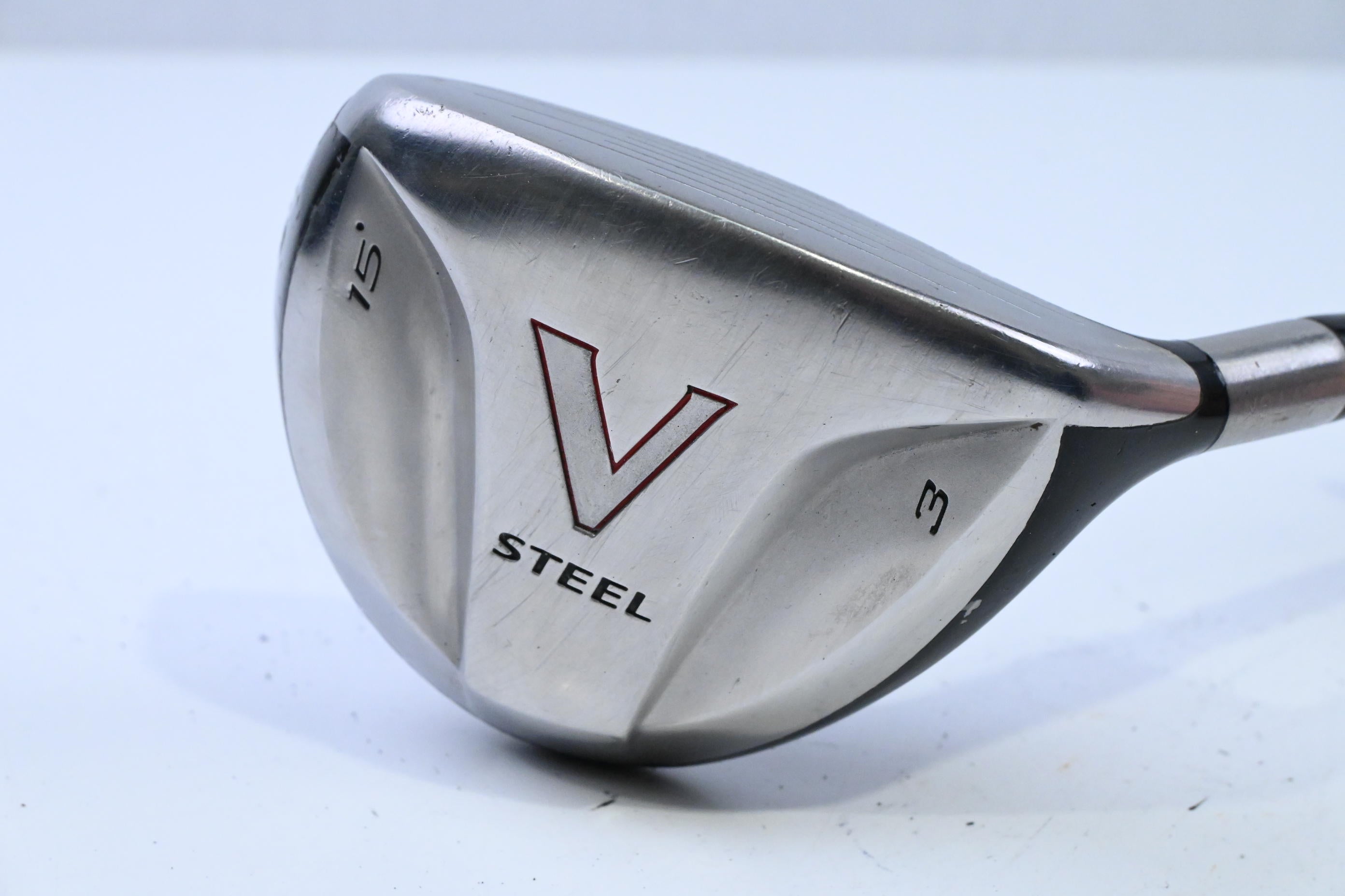 Taylormade V-Steel #3 Wood / 15 Degree / Stiff Flex Taylormade M.A.S.2 Shaft