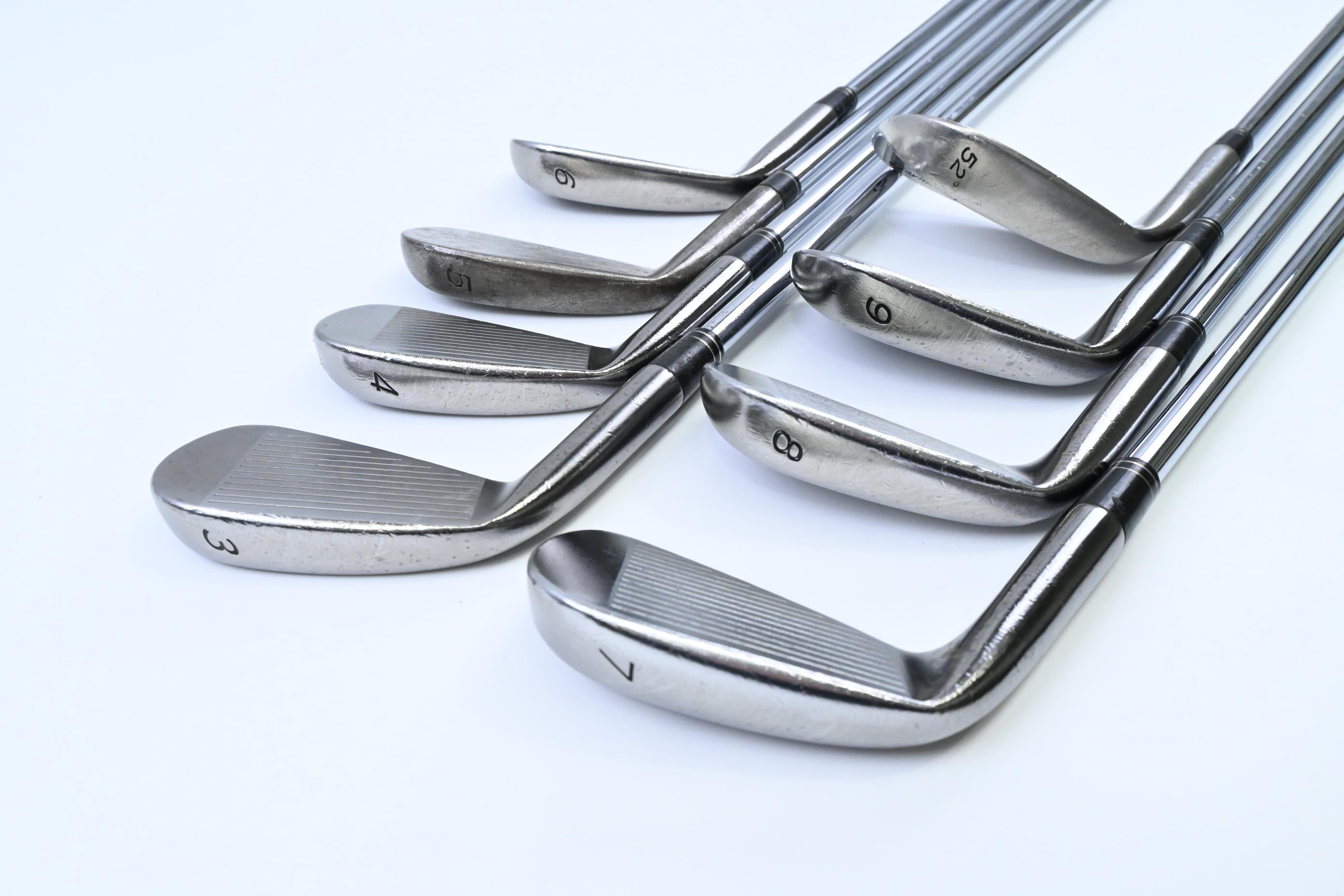 Taylormade RAC TP MB Irons / 3-9 + GW / Stiff Flex Rifle Flighted Shafts