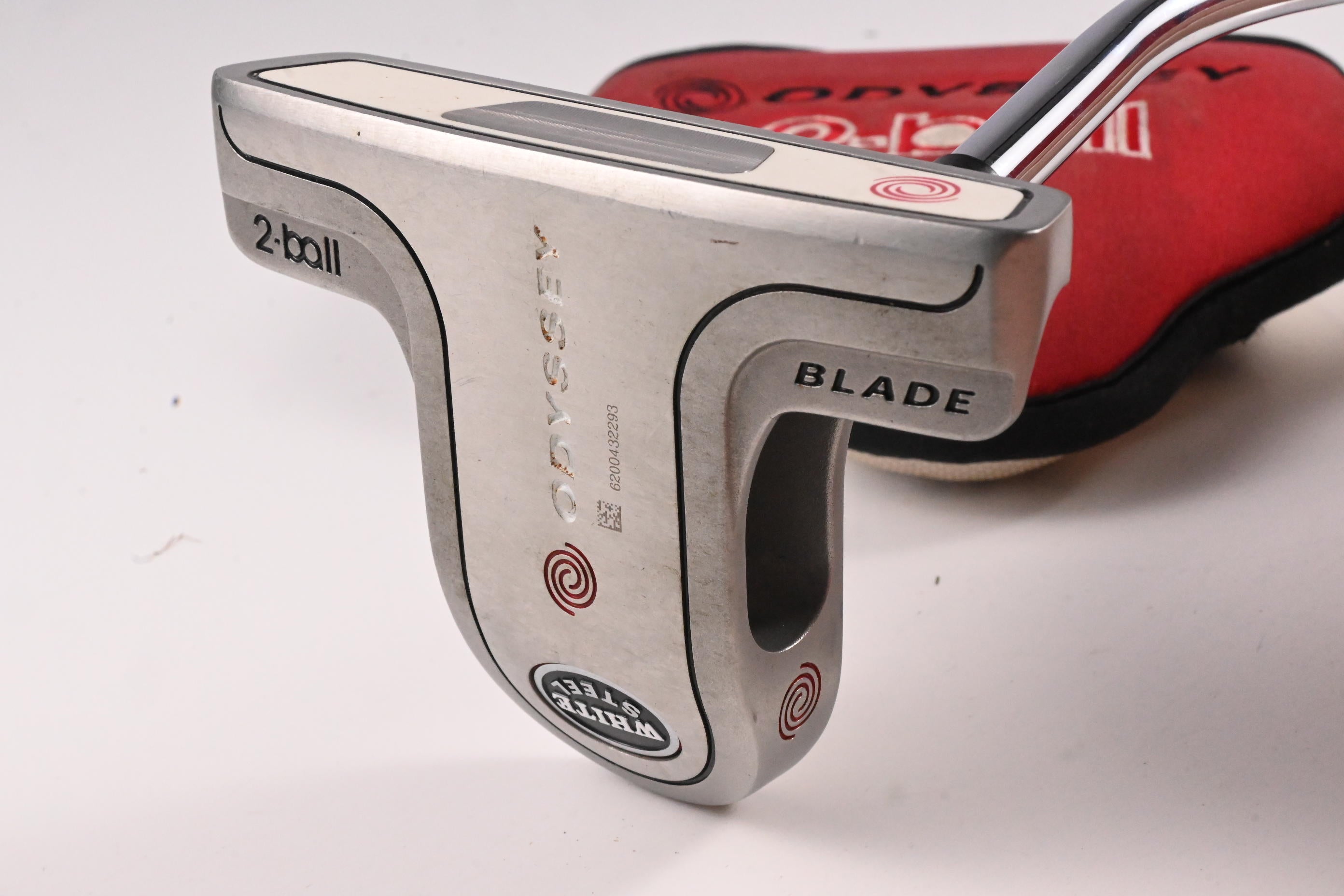 Odyssey White Steel 2-Ball Blade Putter / 35 Inch