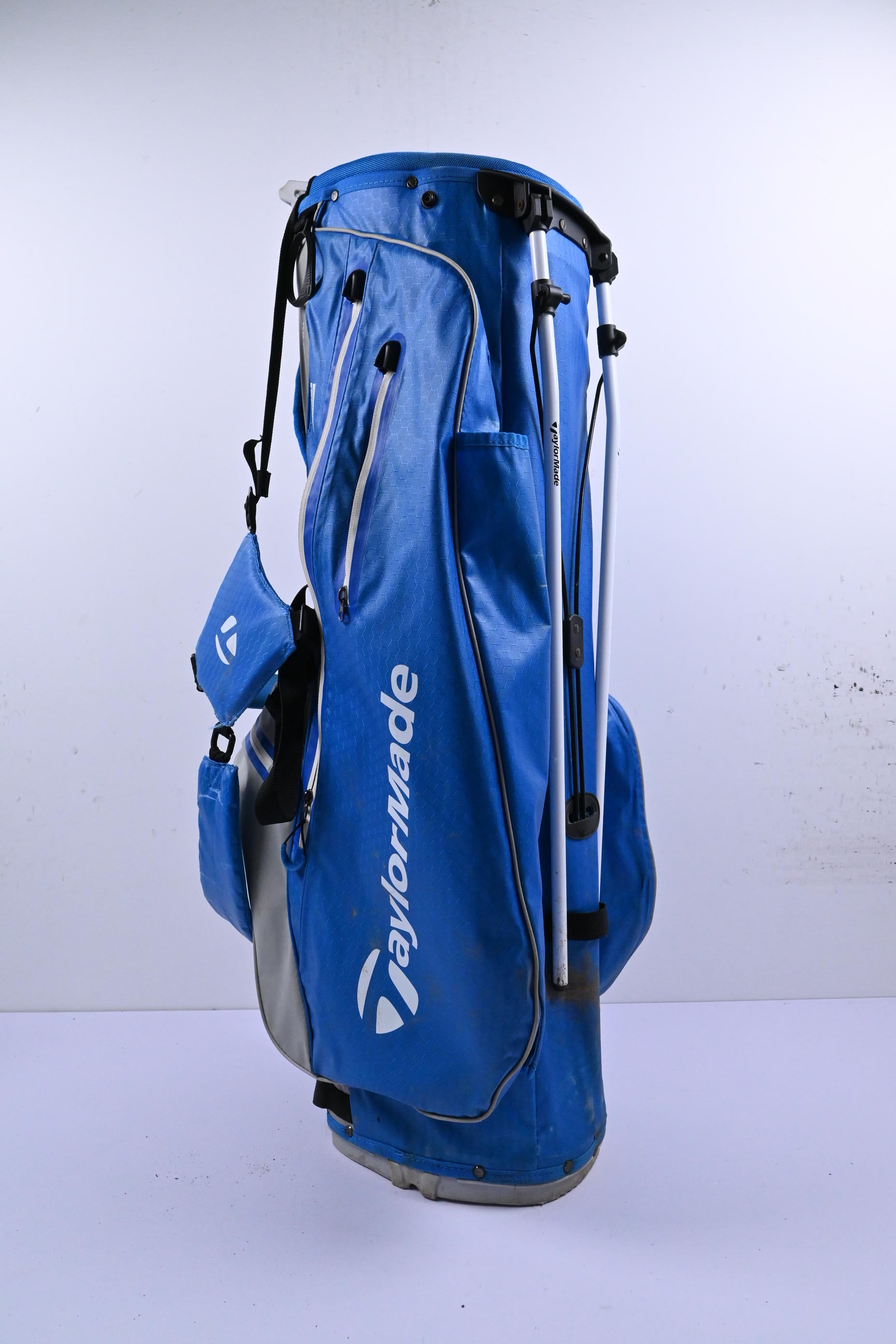 Taylormade Flex Tech Stand Bag / 5-Way Divider / Blue & Grey