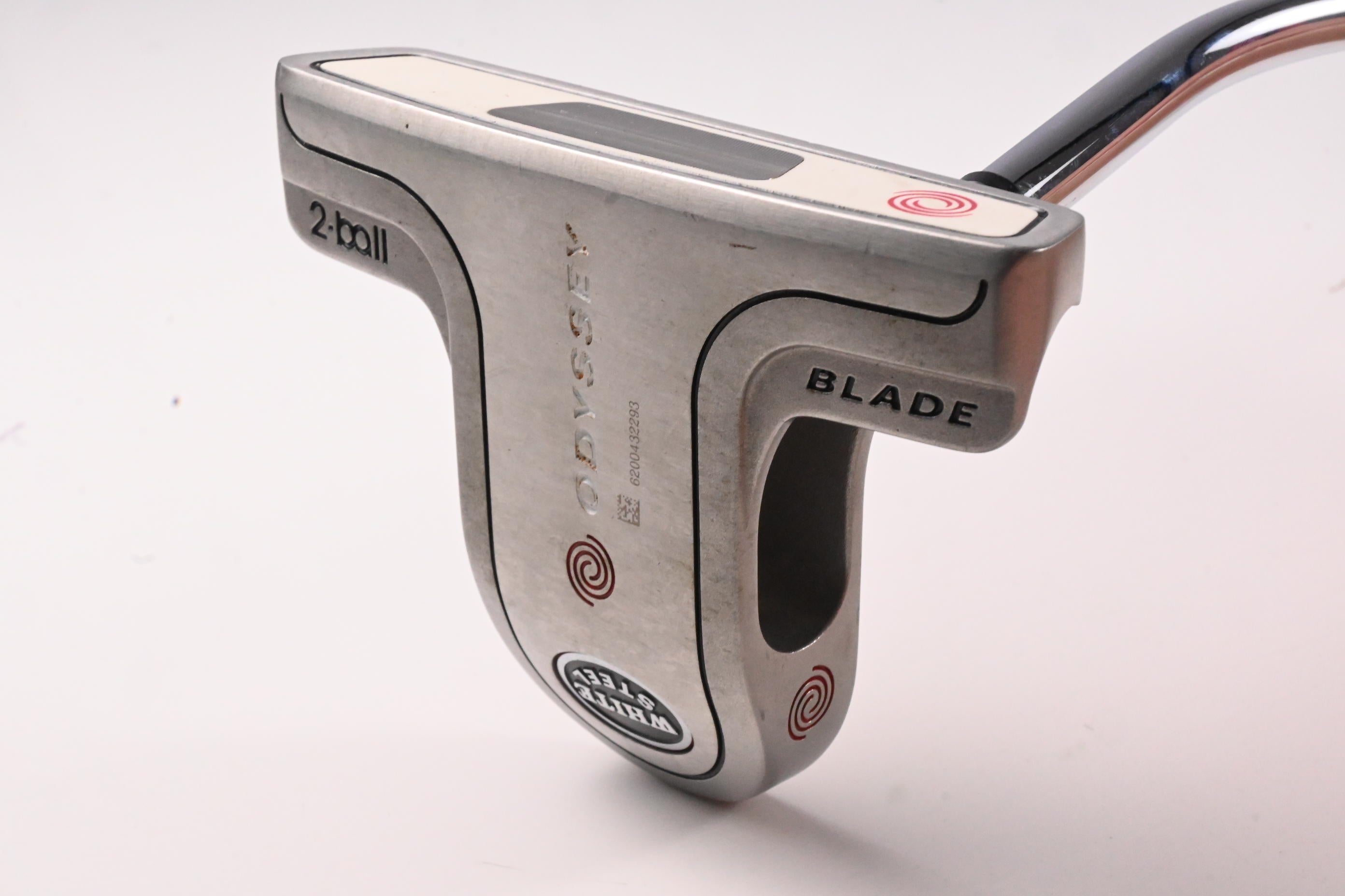 Odyssey White Steel 2-Ball Blade Putter / 35 Inch