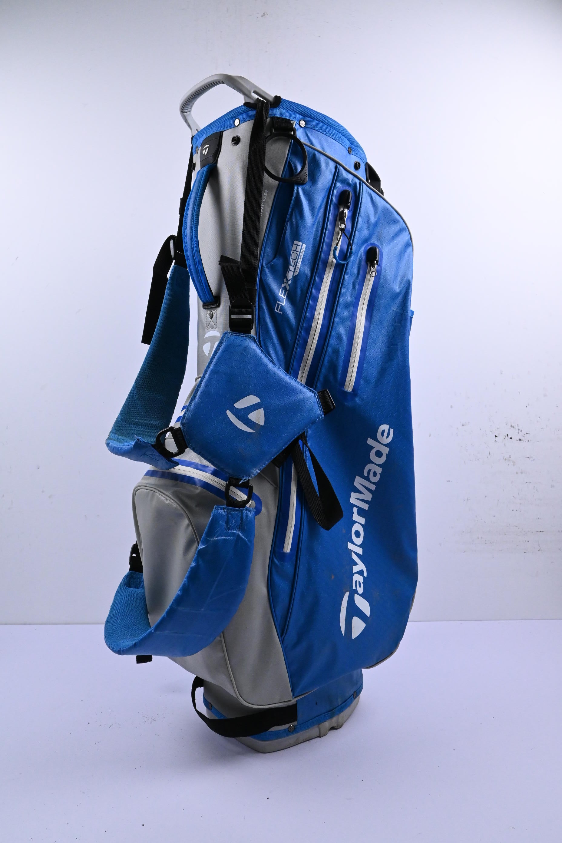 Taylormade Flex Tech Stand Bag / 5-Way Divider / Blue & Grey