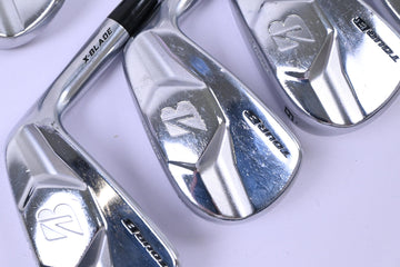 Bridgestone Tour B X-Blade Irons / 4-PW / Stiff Flex Dynamic Gold S200 Shafts